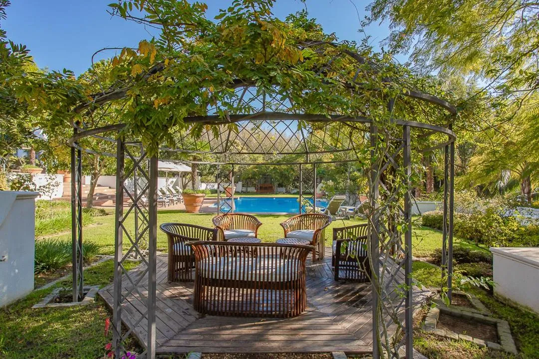 Patio in Franschhoek Manor