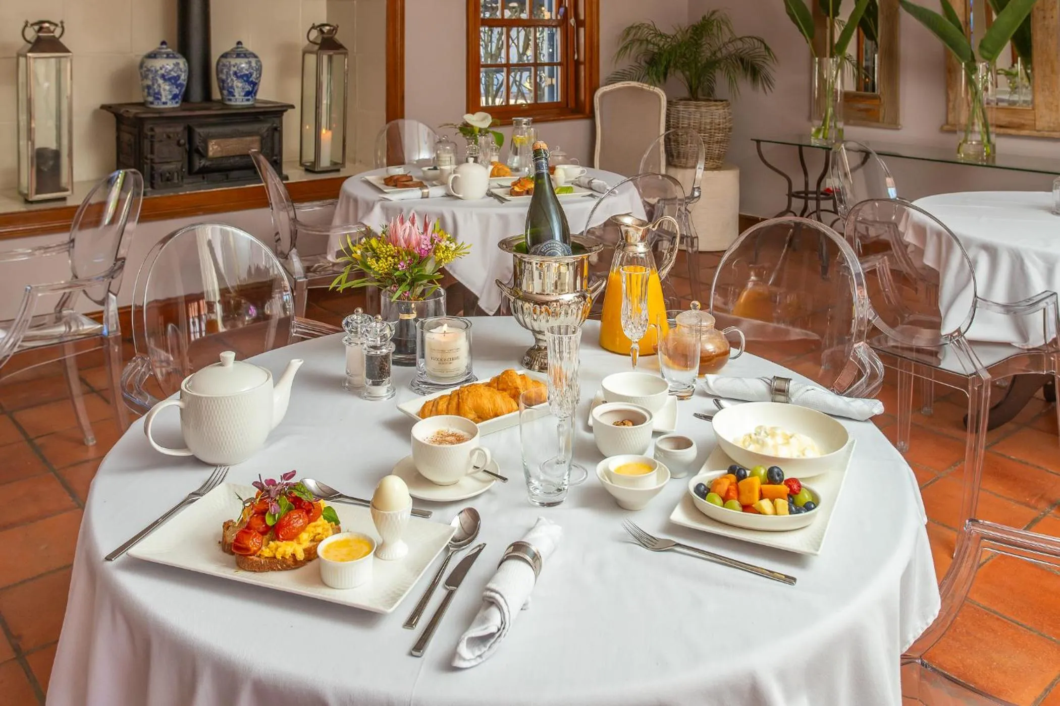 Breakfast in Franschhoek Manor