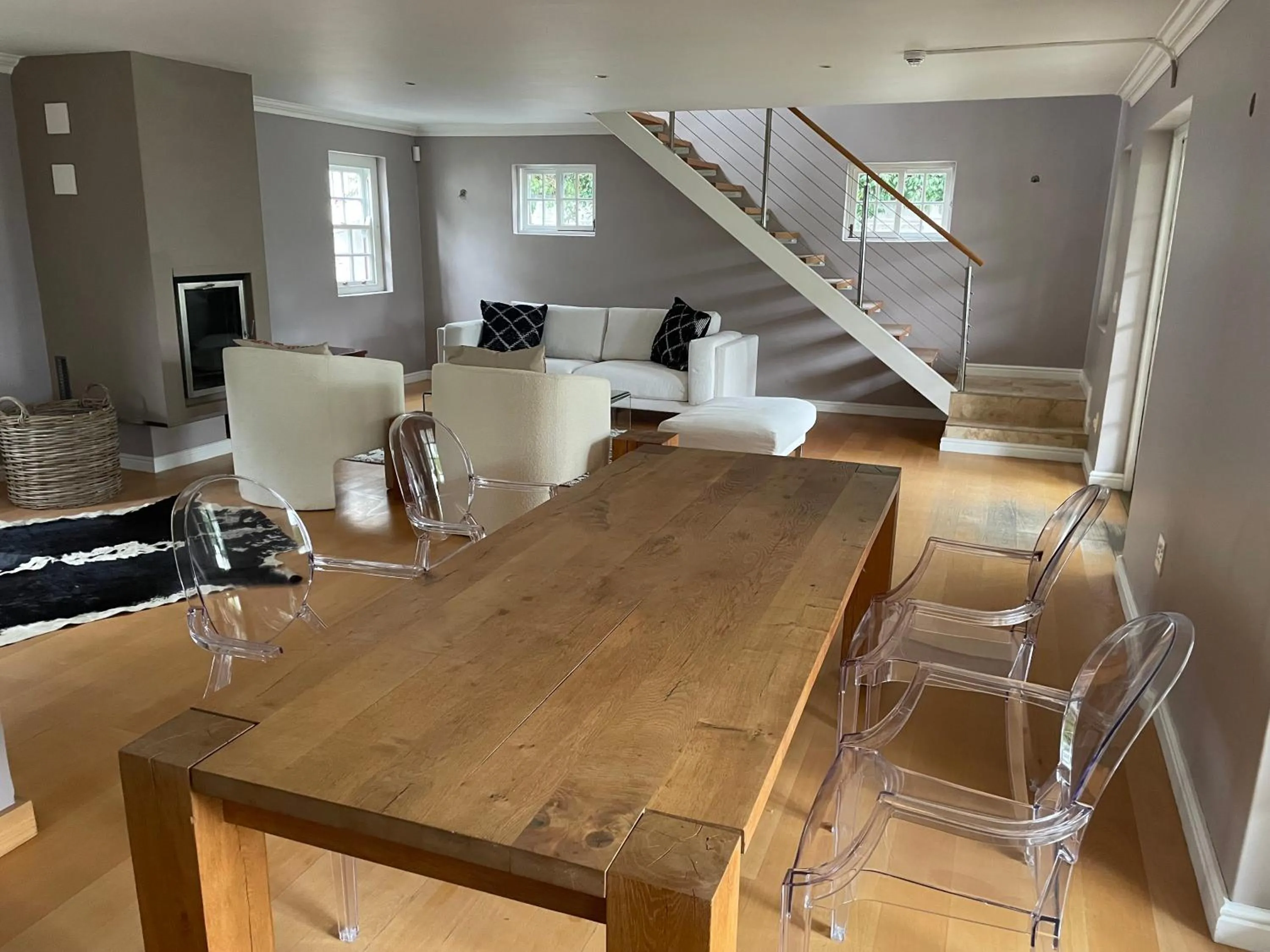 Living room in Franschhoek Manor