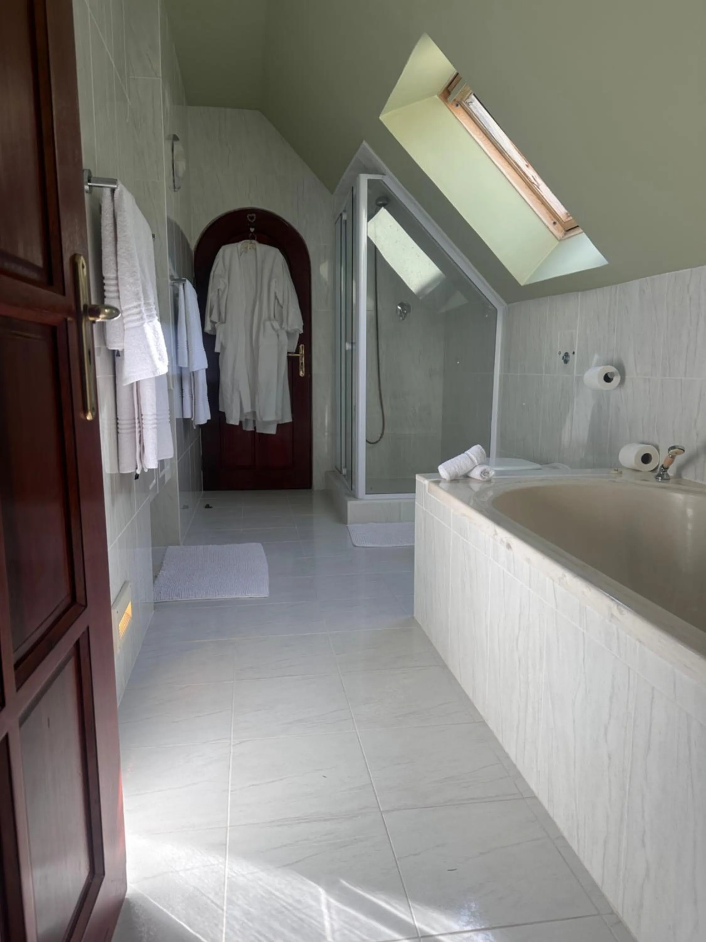 Bathroom, Bed in Franschhoek Manor