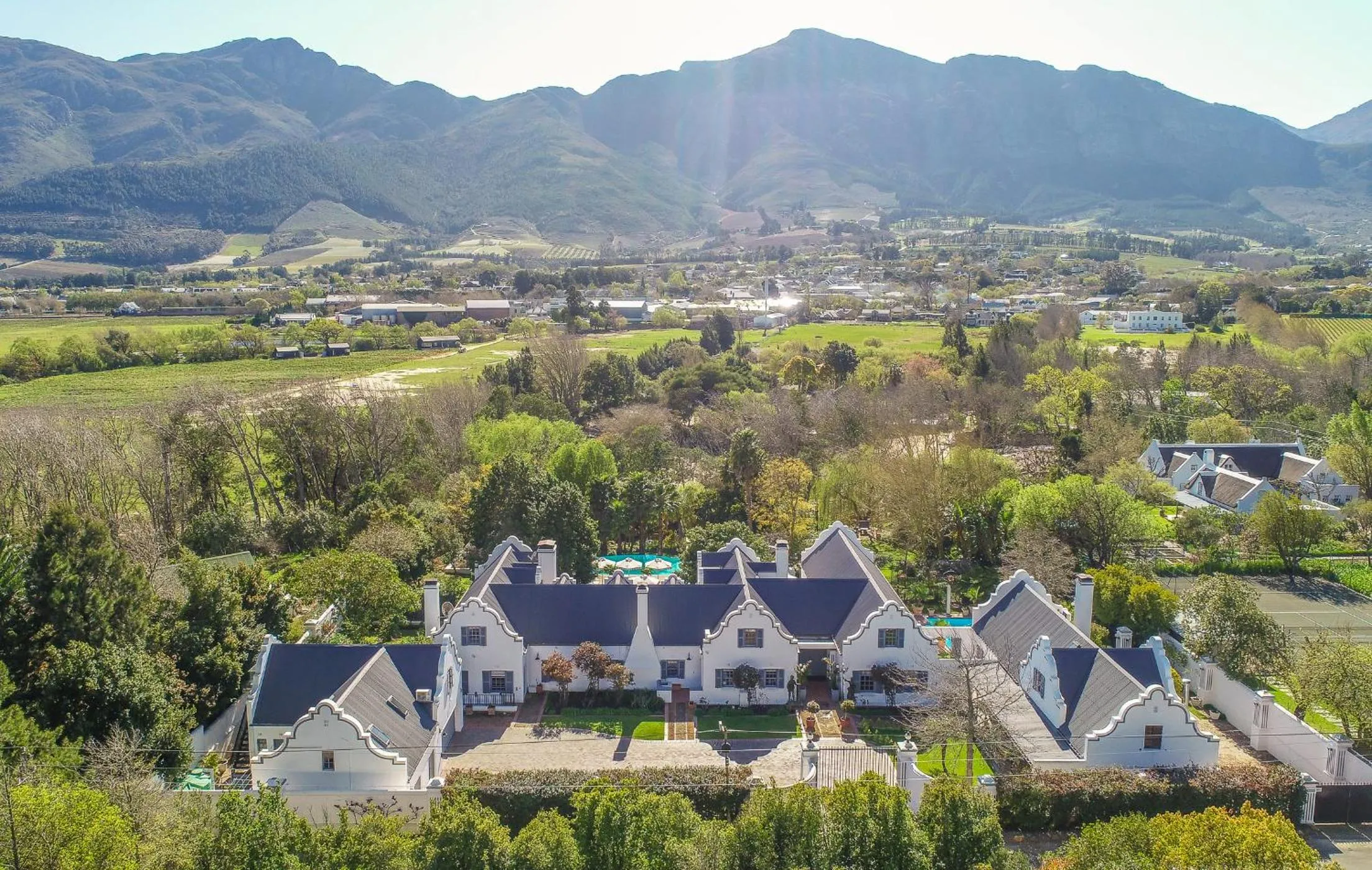 Property building in Franschhoek Manor
