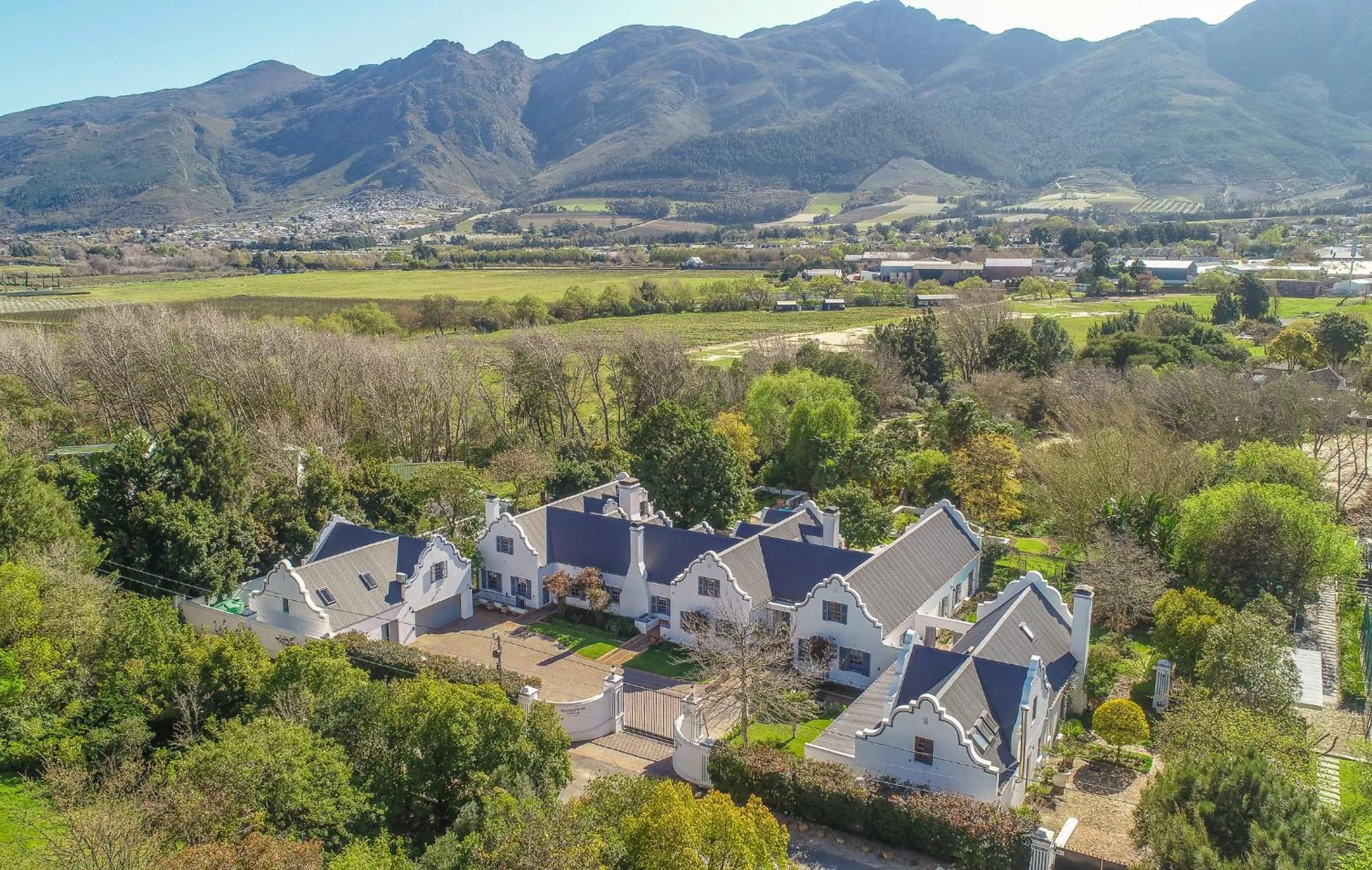 Property building in Franschhoek Manor