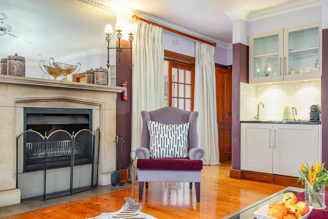 Living room in Franschhoek Manor