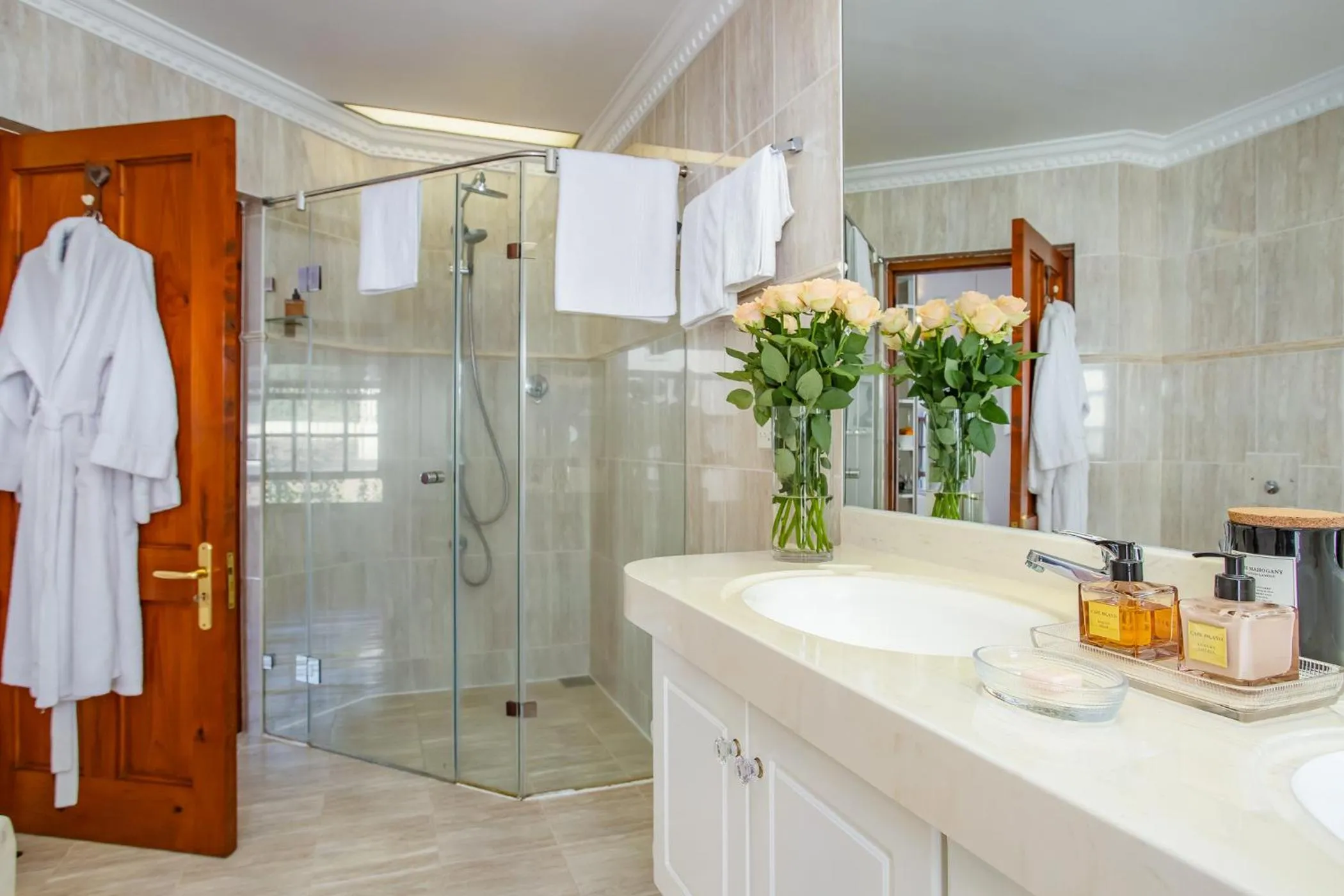 Shower in Franschhoek Manor