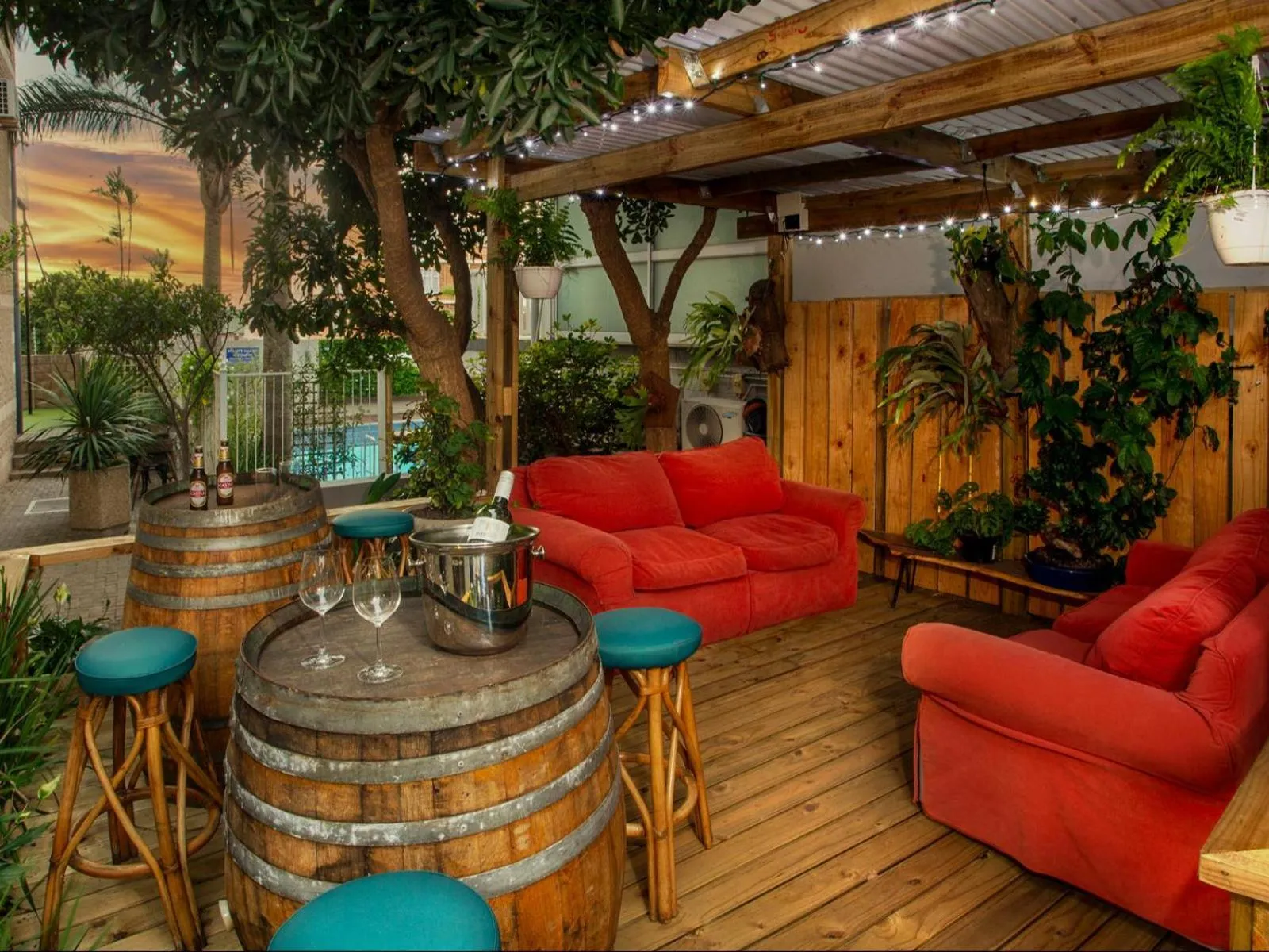 Patio in Bishops Lodge