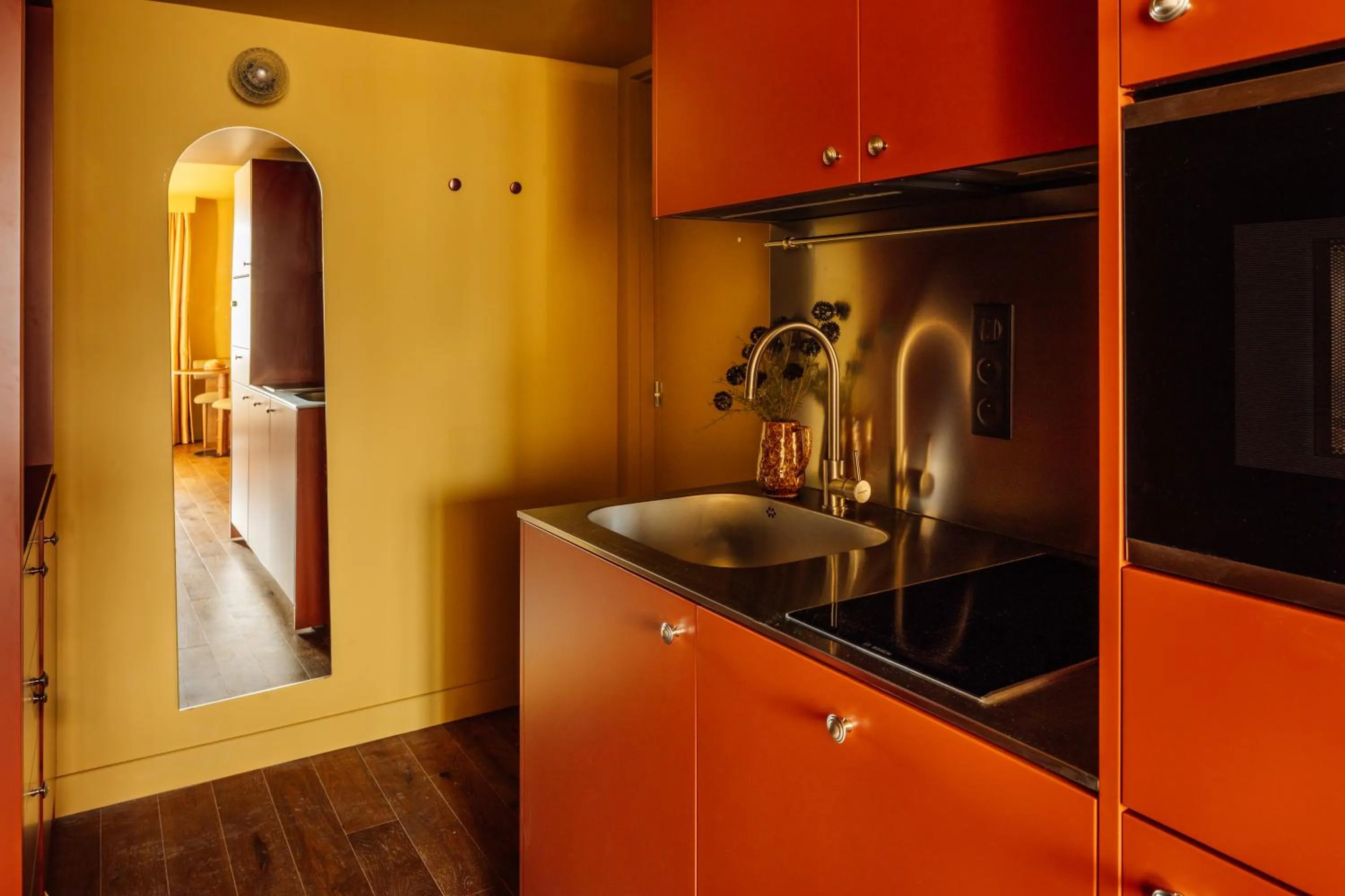 kitchen in Le Jardin de Verre by Locke
