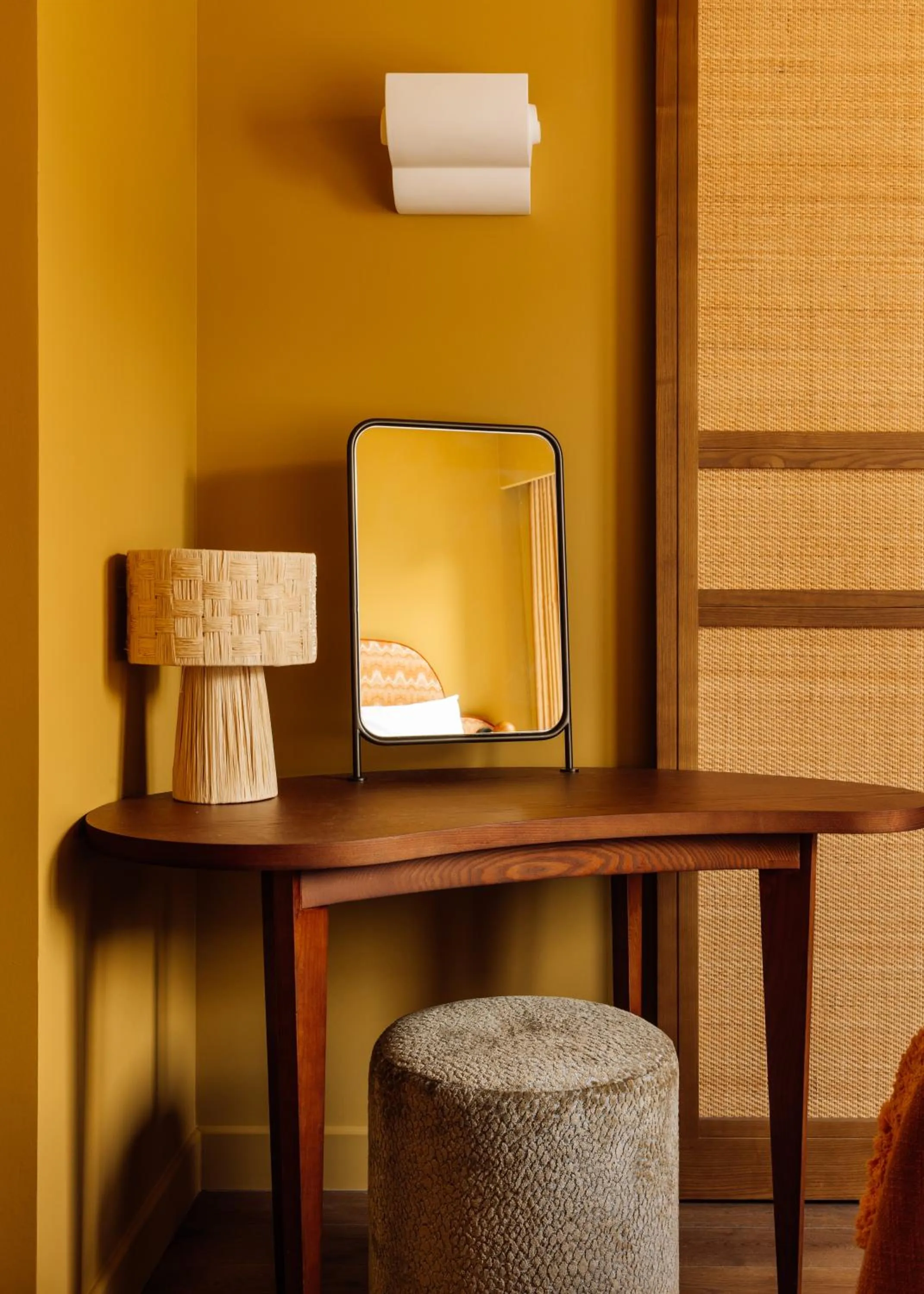 Bedroom in Le Jardin de Verre by Locke