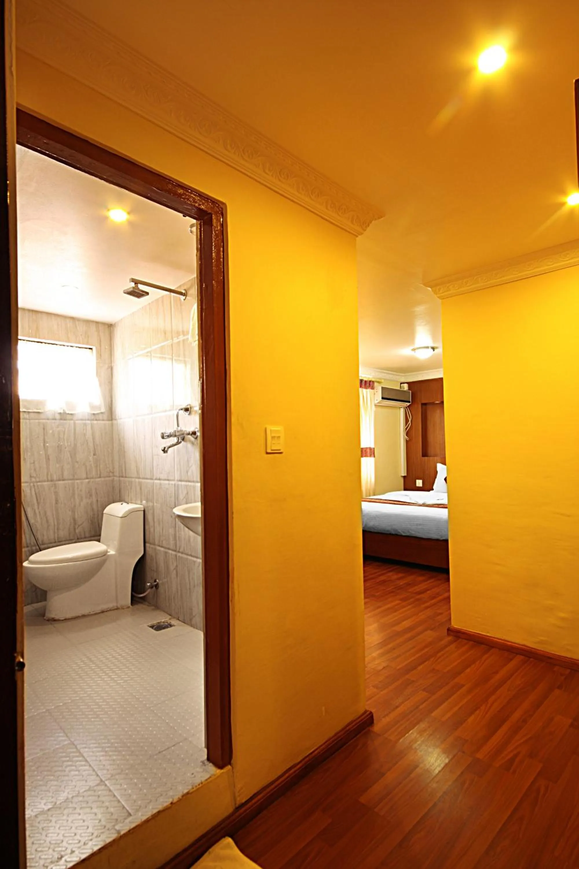 Toilet in Hotel Bubo Himalaya