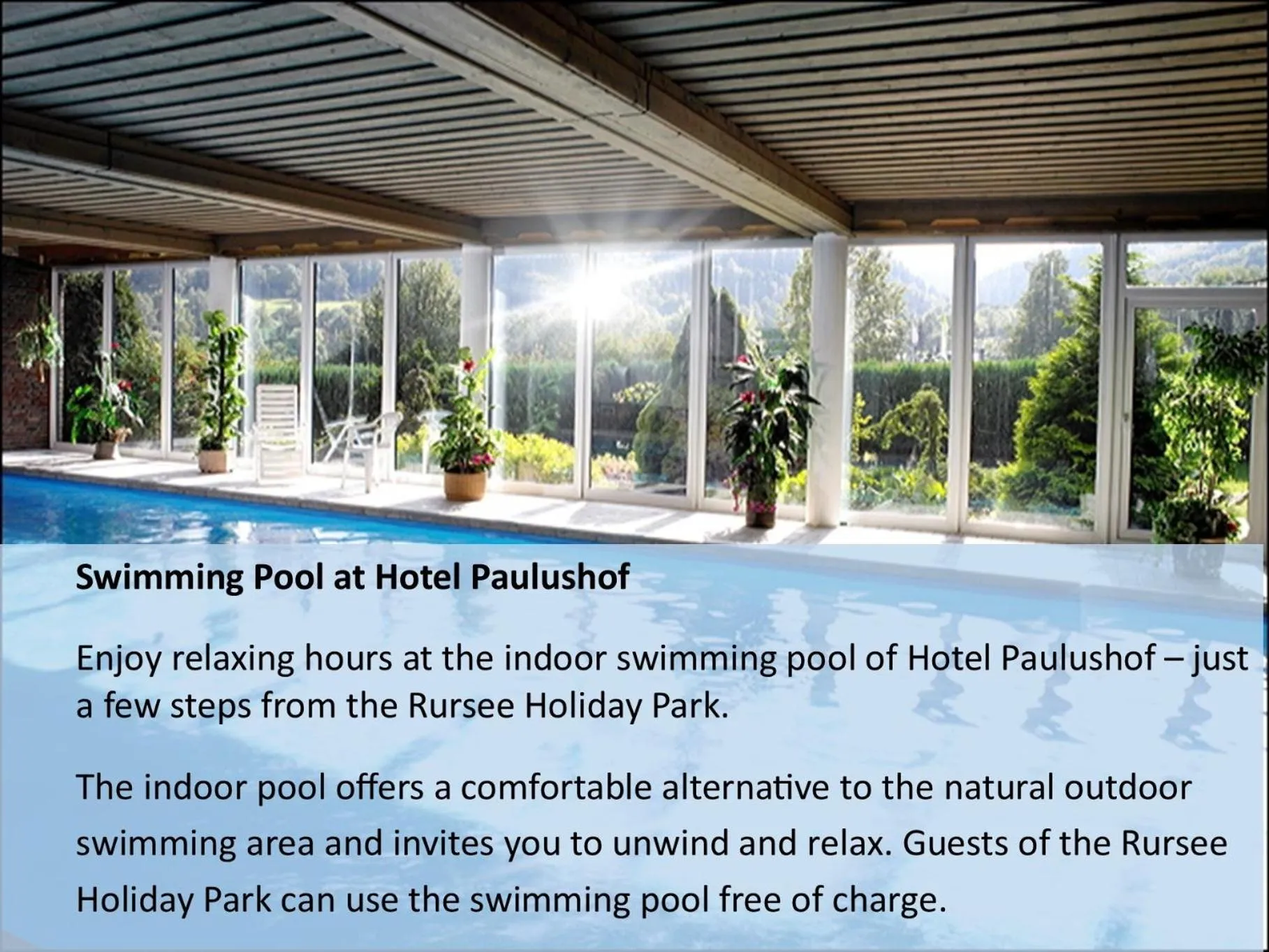 Swimming pool in Ferienpark Rursee