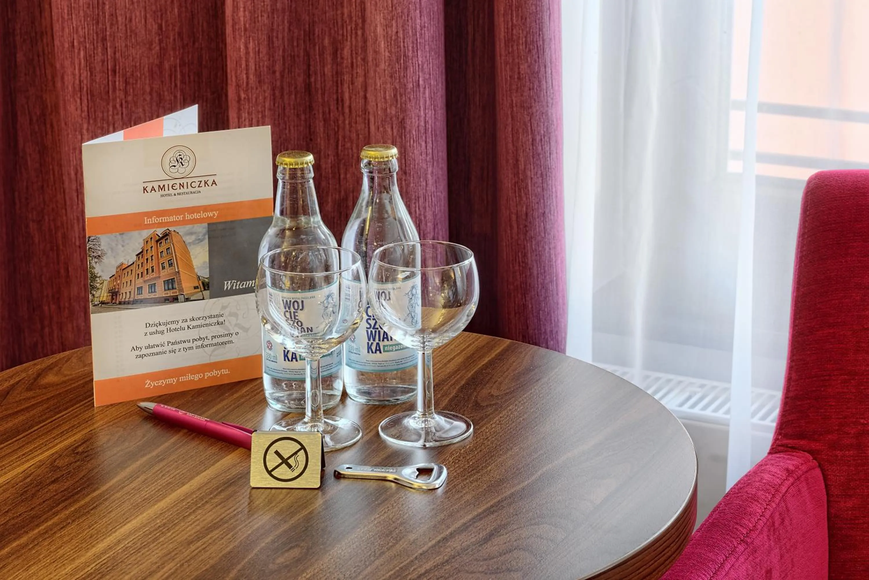 Non alcoholic drinks in Hotel Kamieniczka