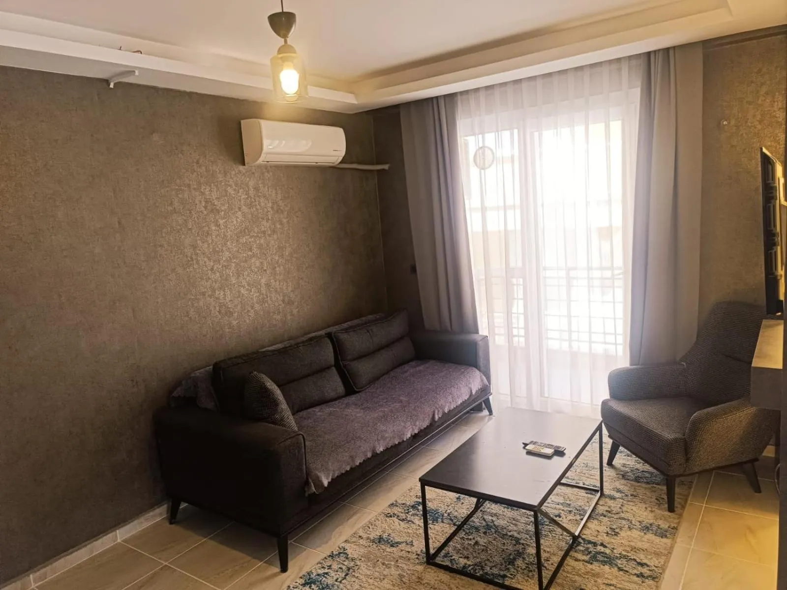 Living room in Aslan Suit Otel