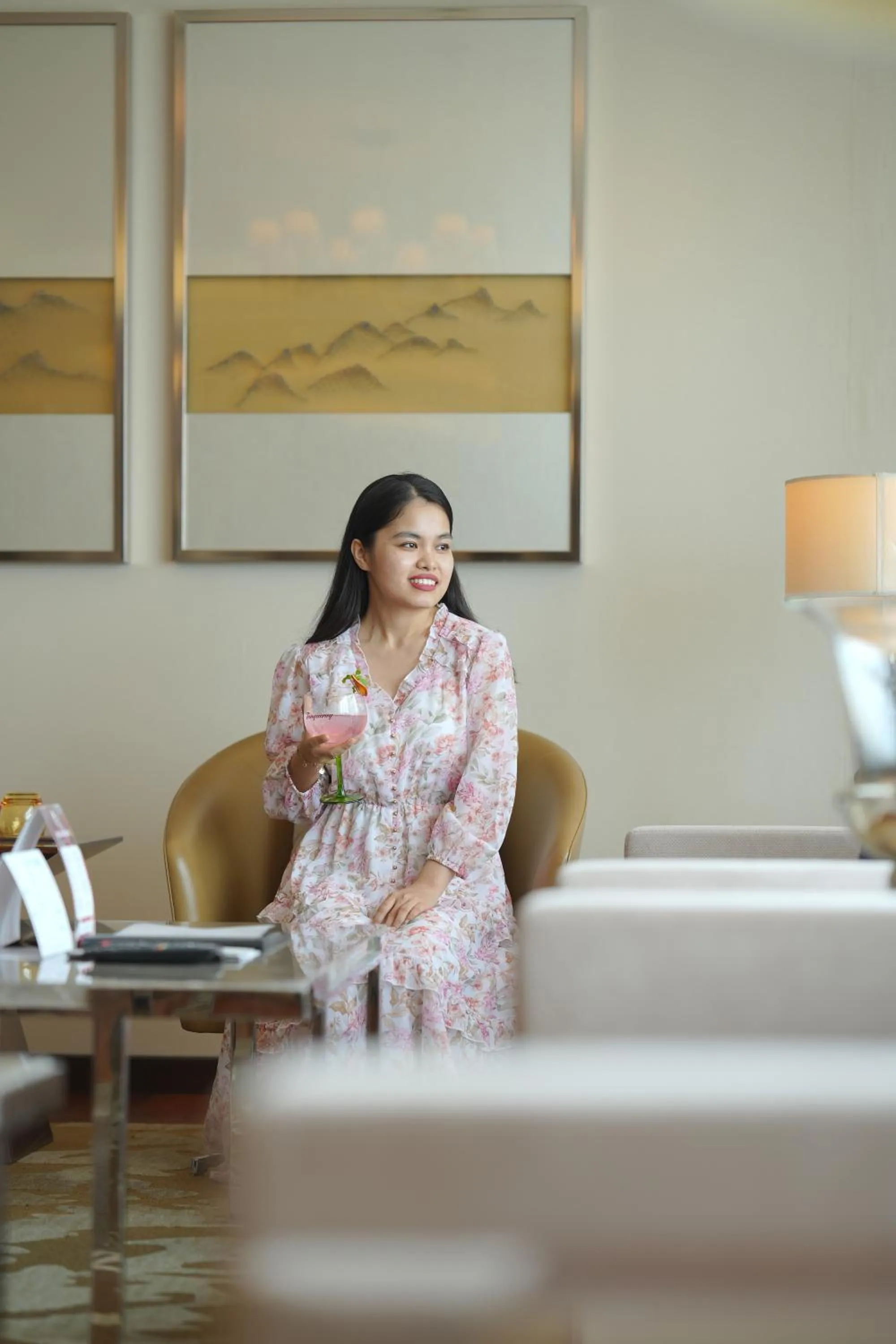 Living room in Kochi Marriott Hotel