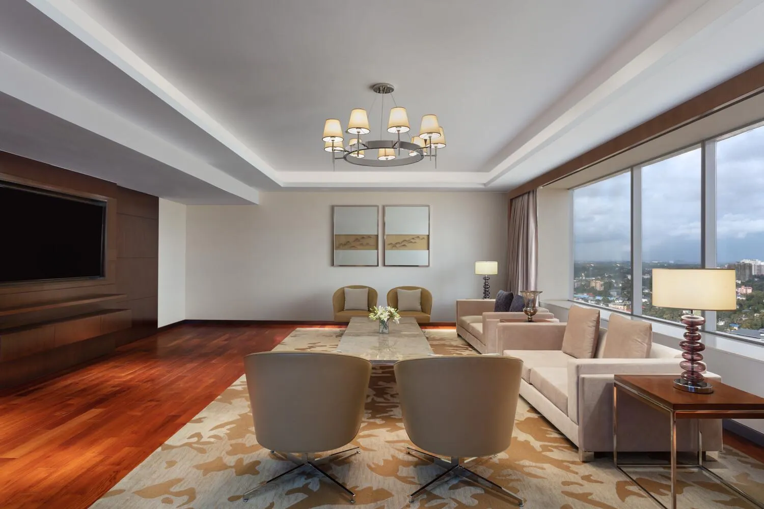 Living room in Kochi Marriott Hotel