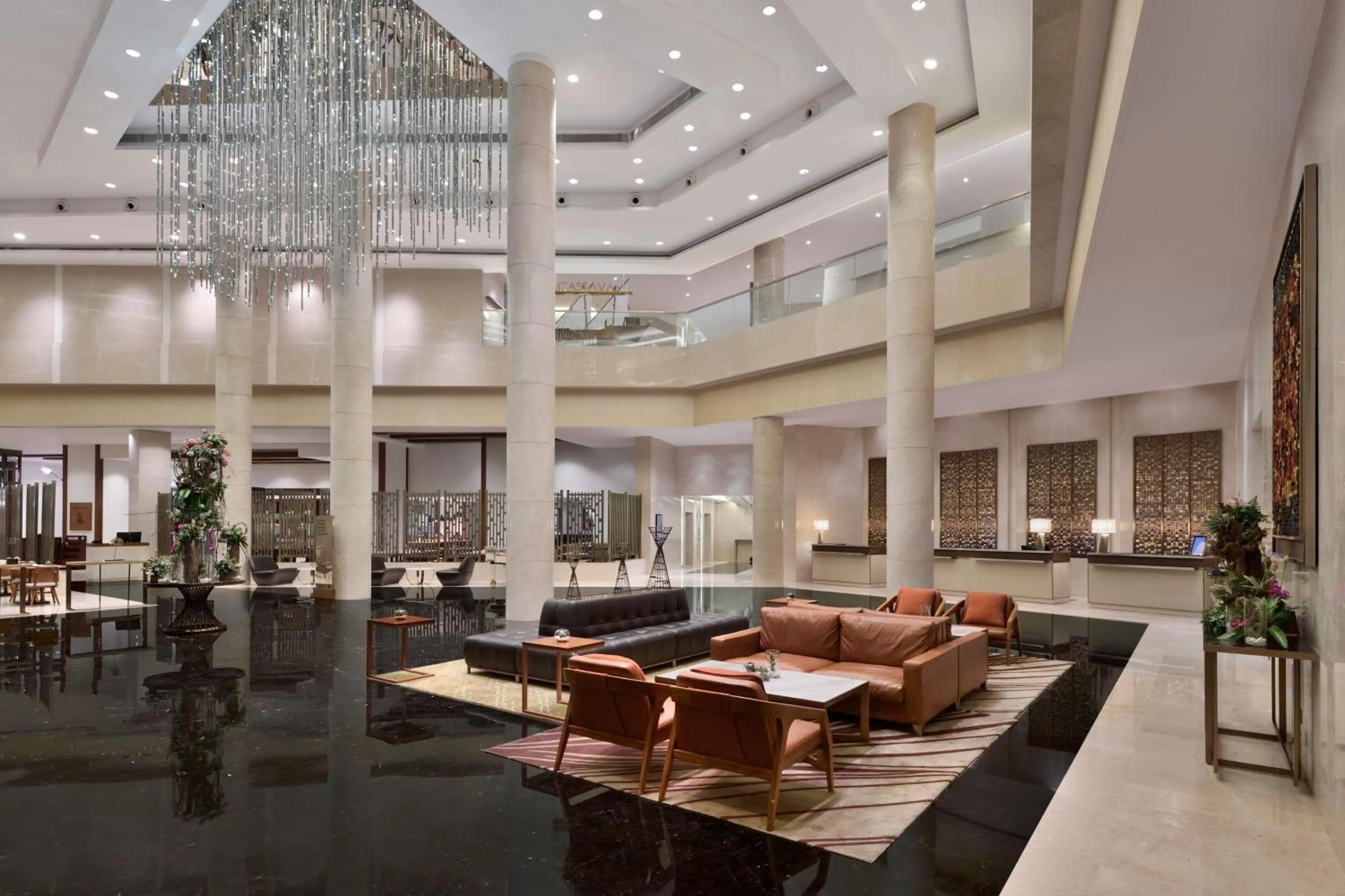 Lobby or reception in Kochi Marriott Hotel