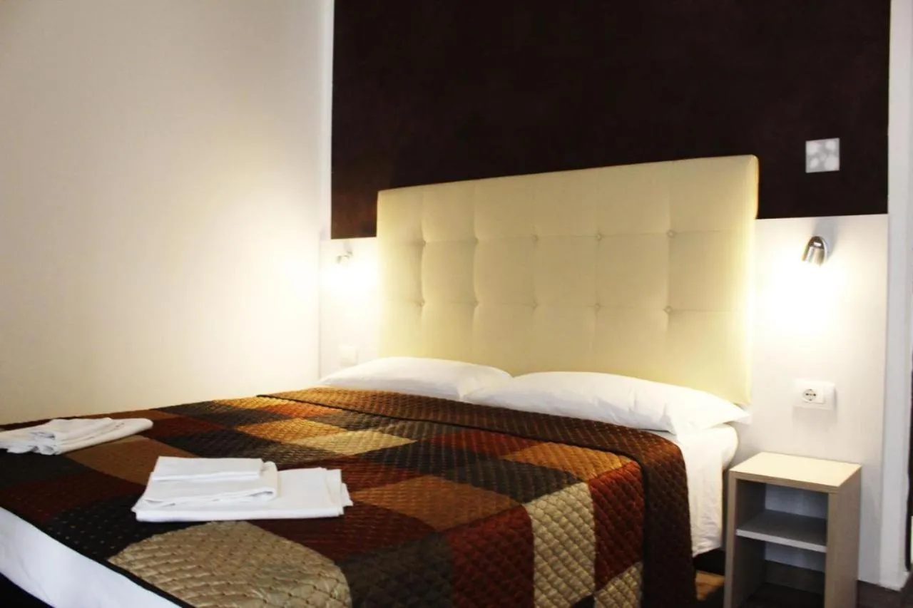 Bed in Luna Hotel Rimini