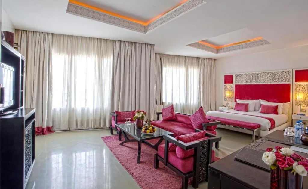 Bed in La Renaissance hôtel Marrakech