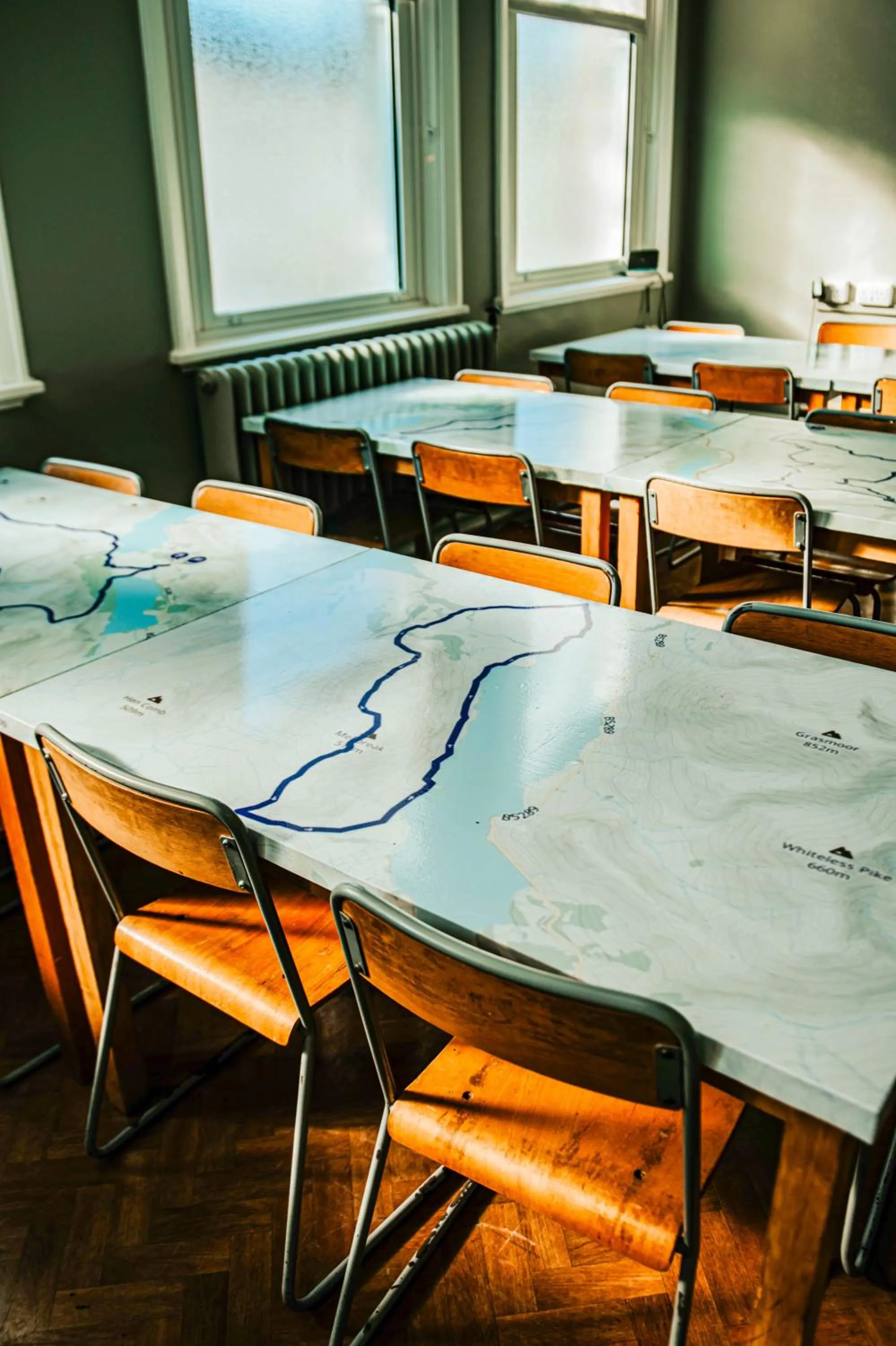 Dining area in Denton House Hostel