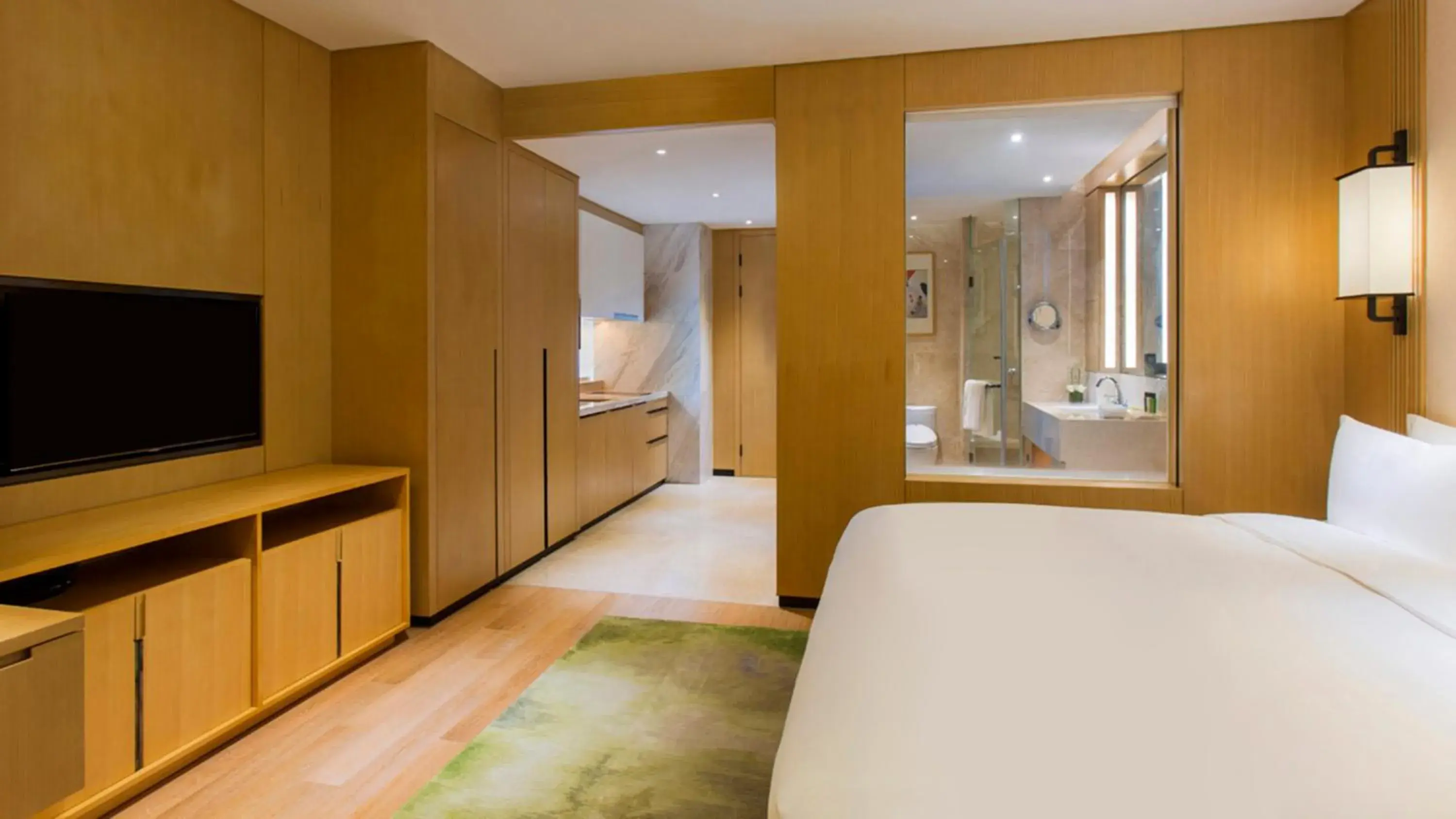 Bedroom, Bed in Holiday Inn Nanjing Qinhuai South Suites by IHG Bedroom, Bed in Holiday Inn Nanjing Qinhuai South Suites by IHG