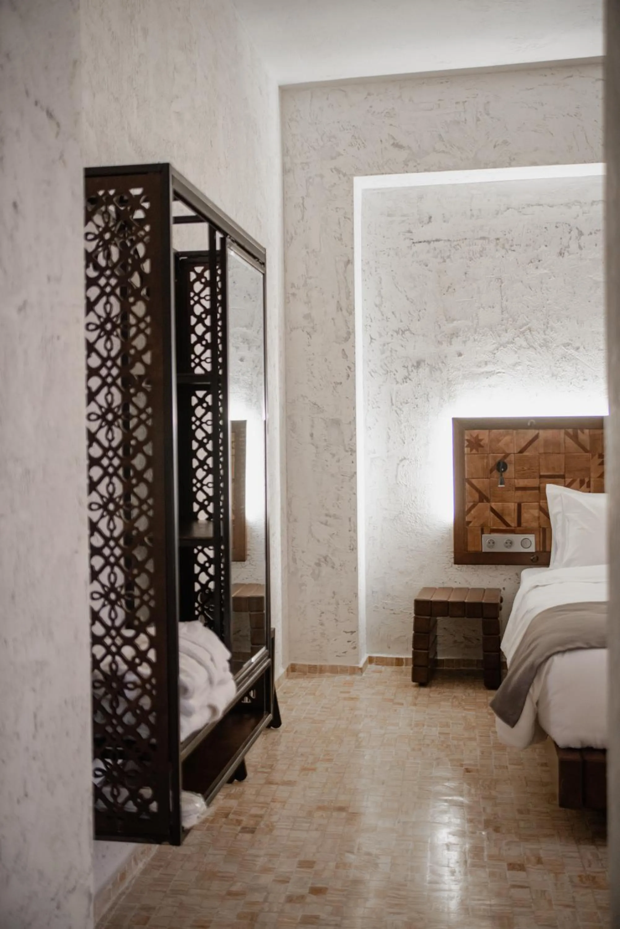 Bed in Kazma Boutique Hotel