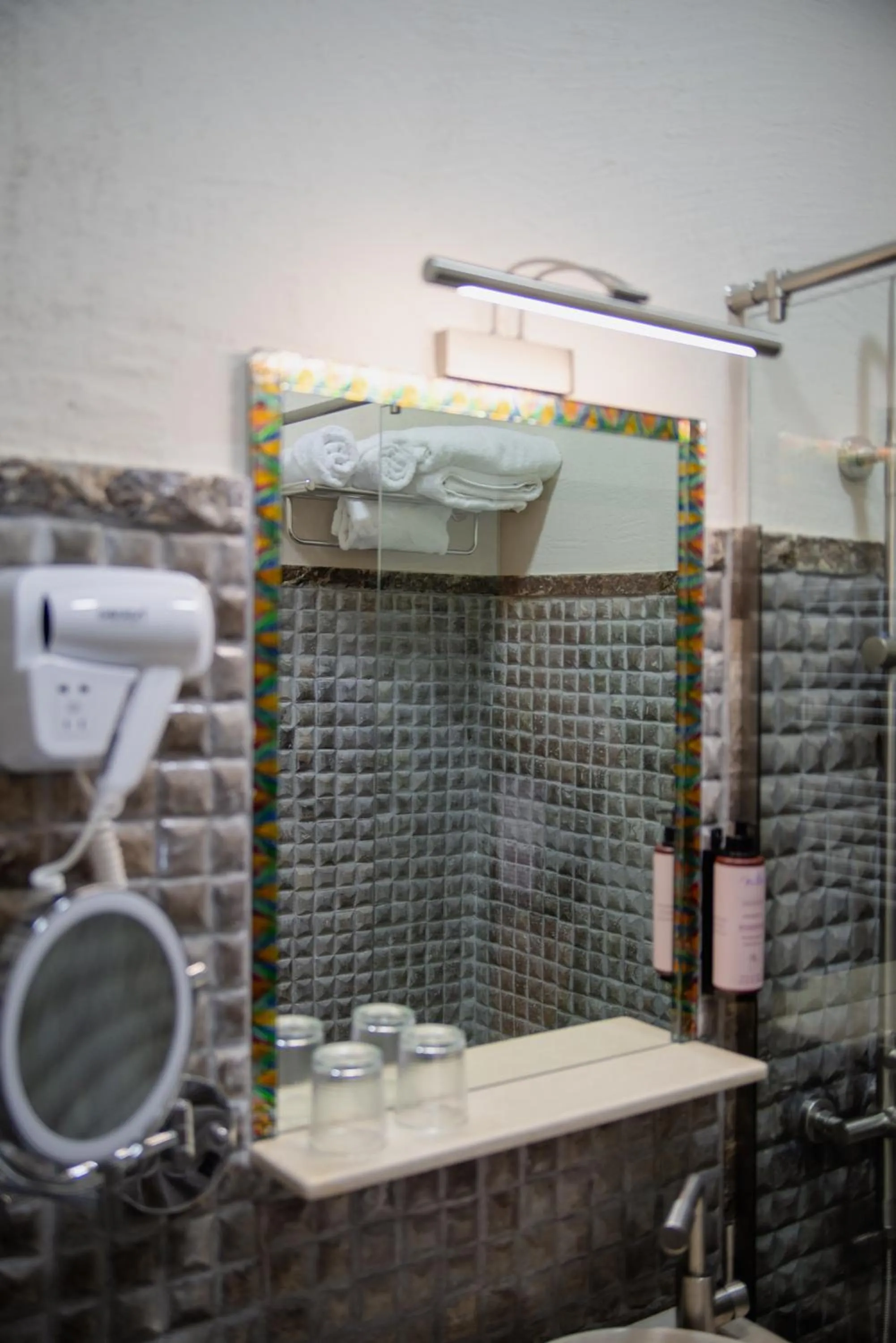 Shower in Kazma Boutique Hotel