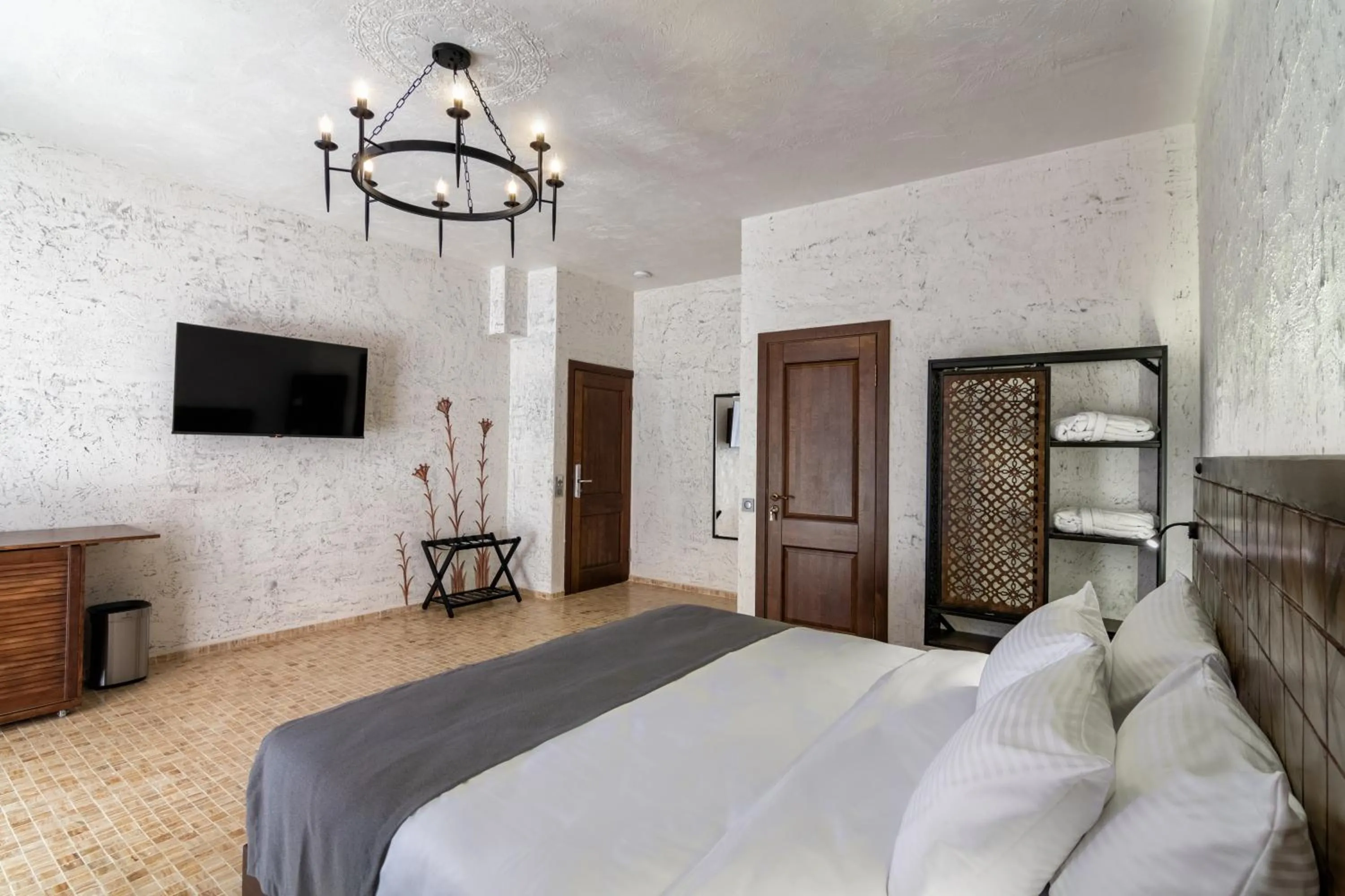 Bed in Kazma Boutique Hotel