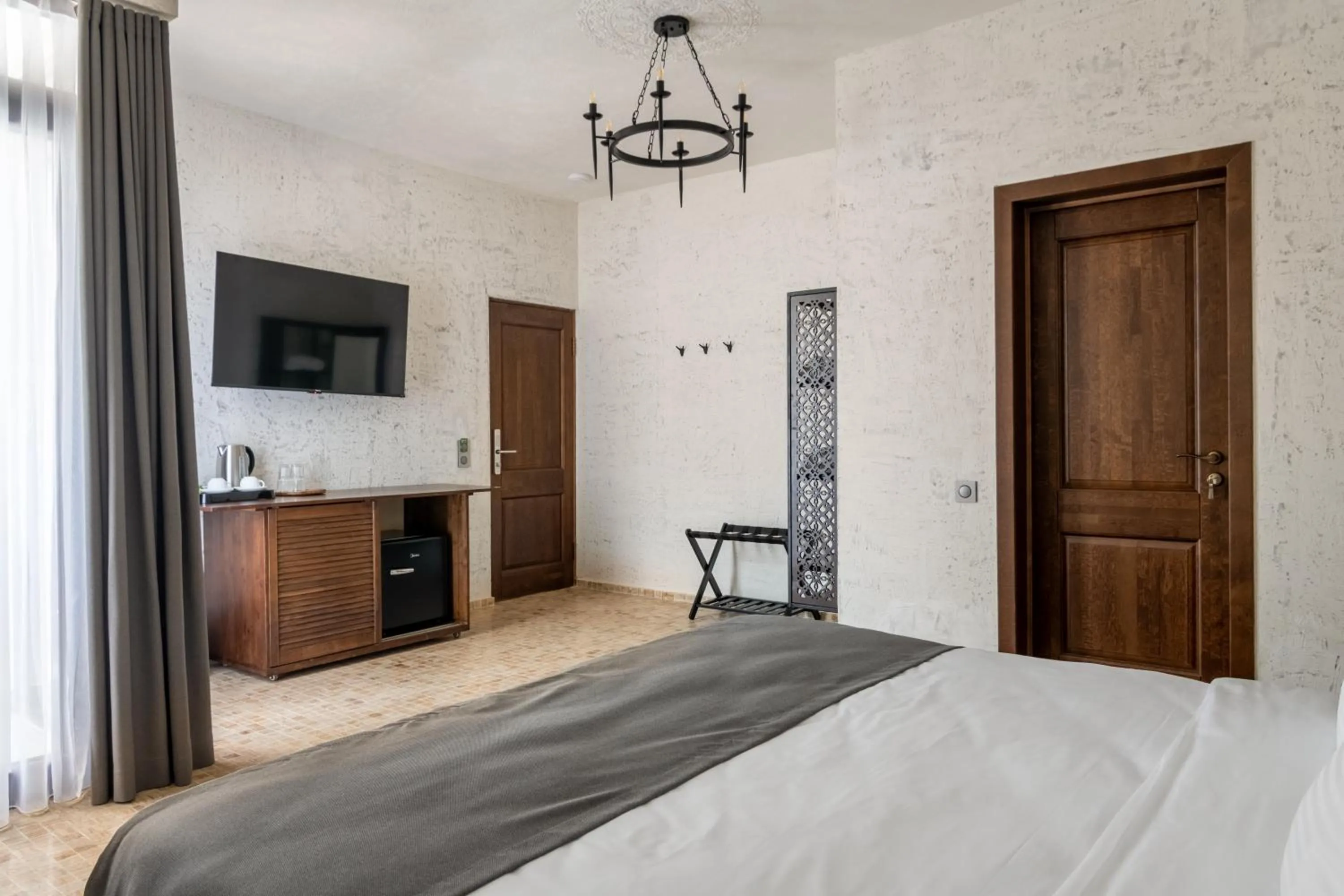 Bed in Kazma Boutique Hotel