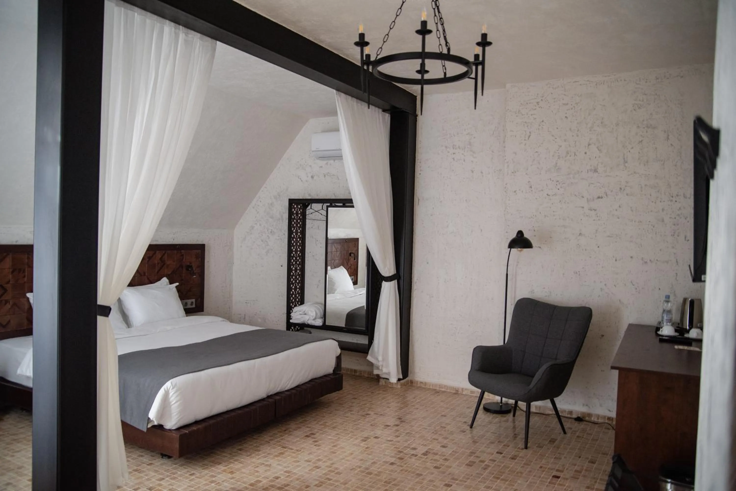 Bed in Kazma Boutique Hotel
