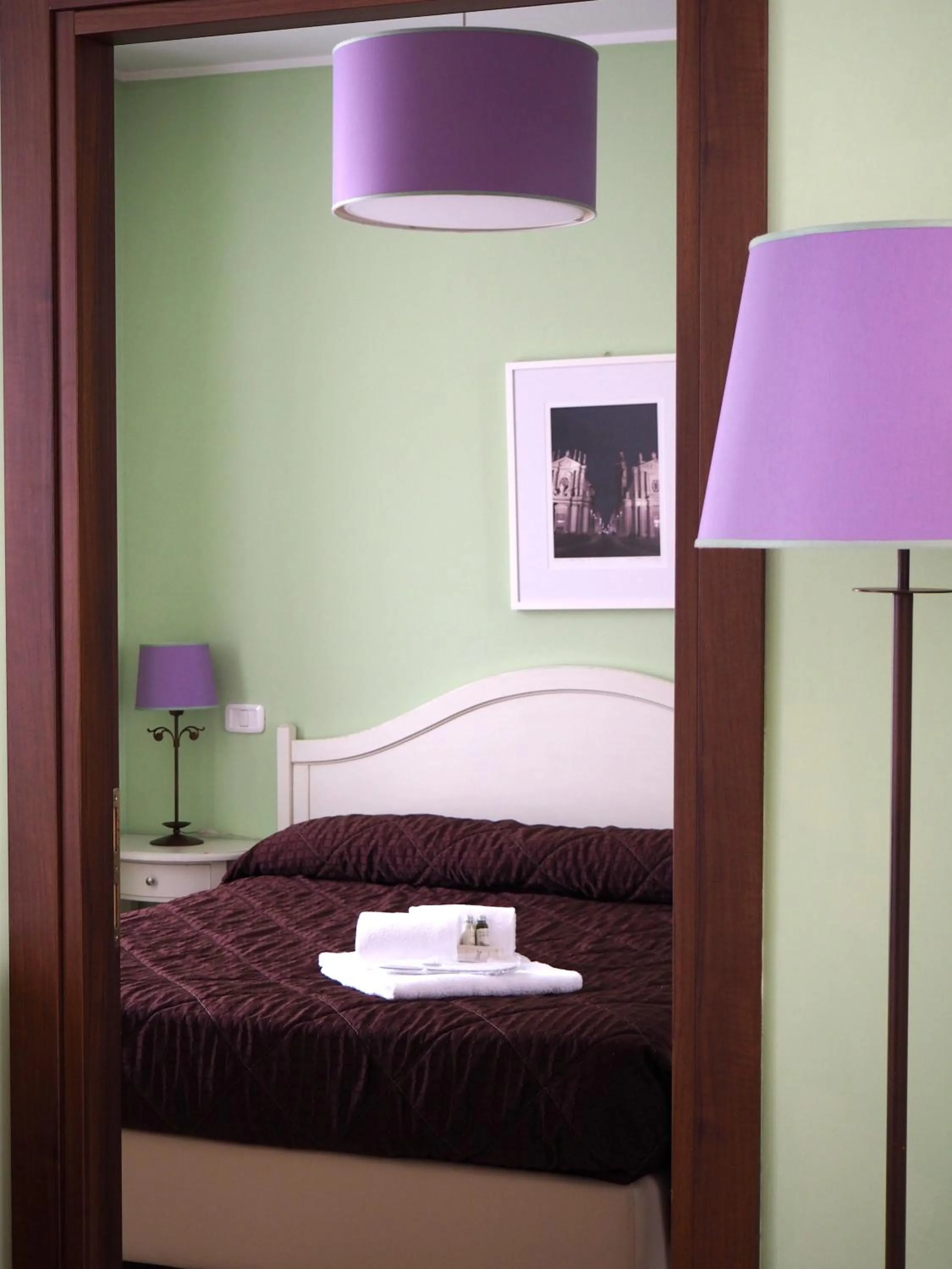 Bedroom, Bed in Santa Giulia Hotel e Residence Torino