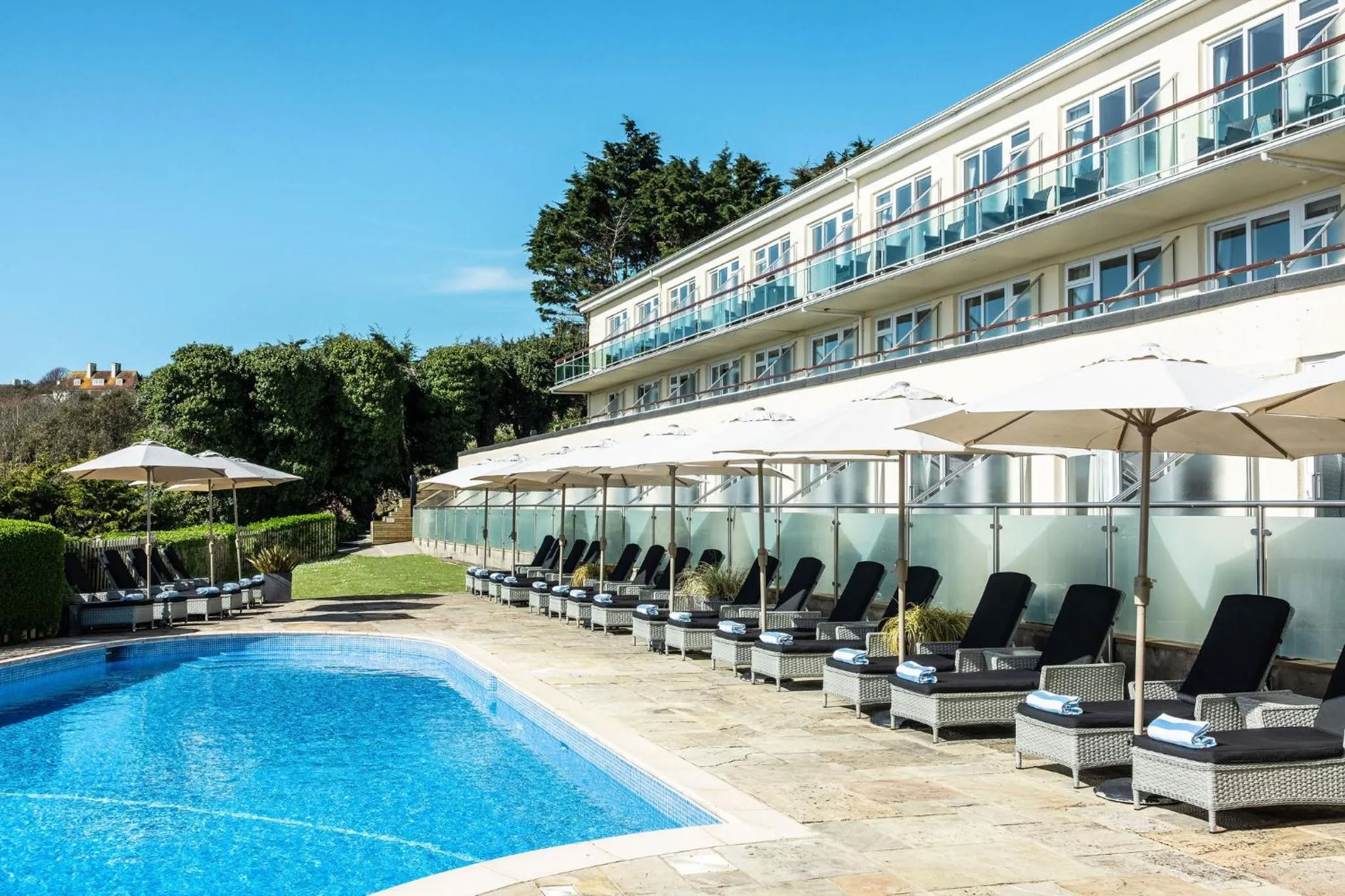 Swimming pool in Hotel Cristina