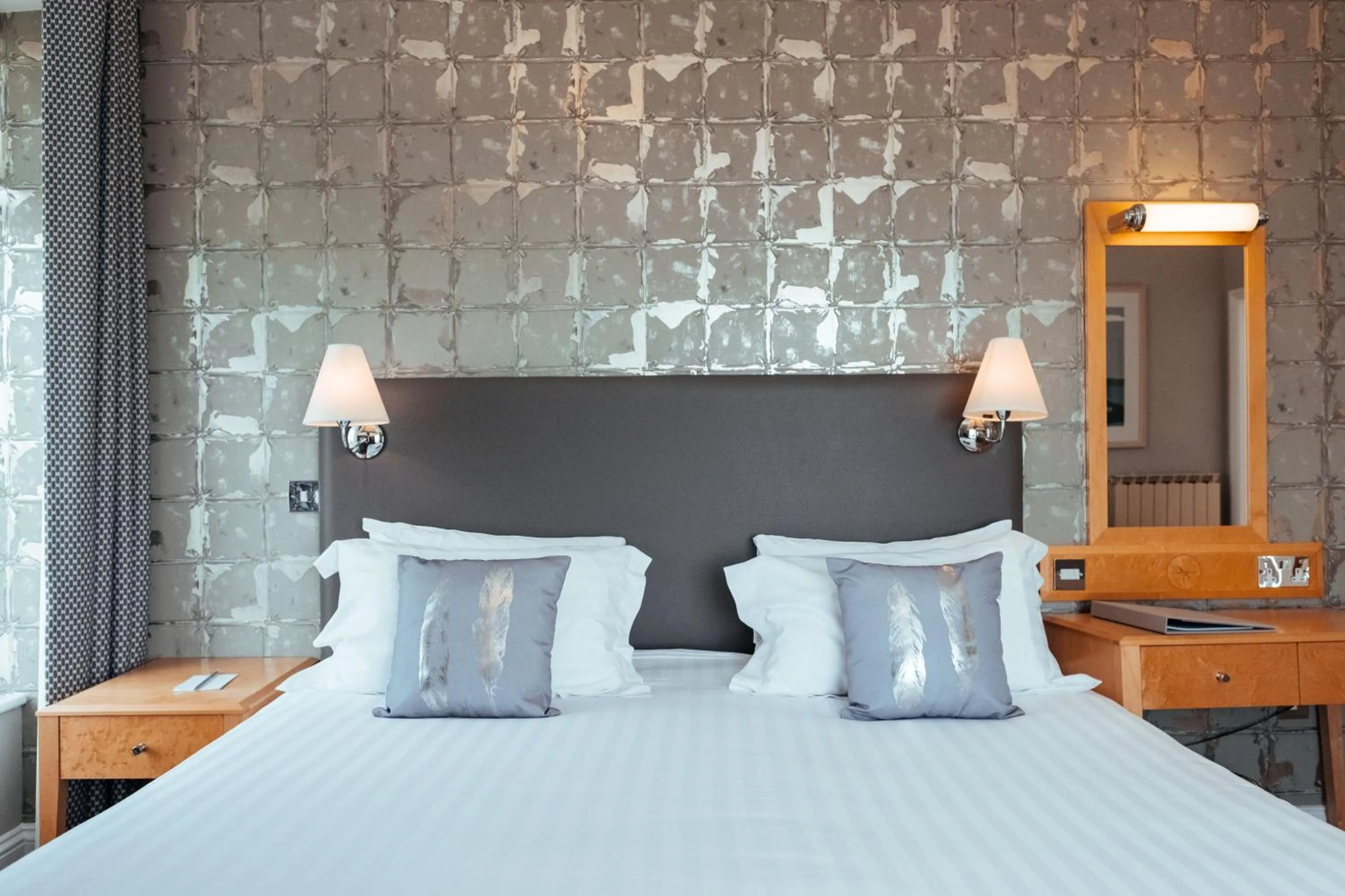 Bed in Hotel Cristina