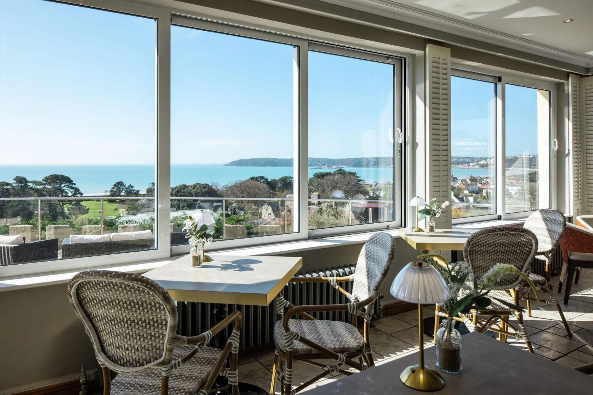 Dining area in Hotel Cristina