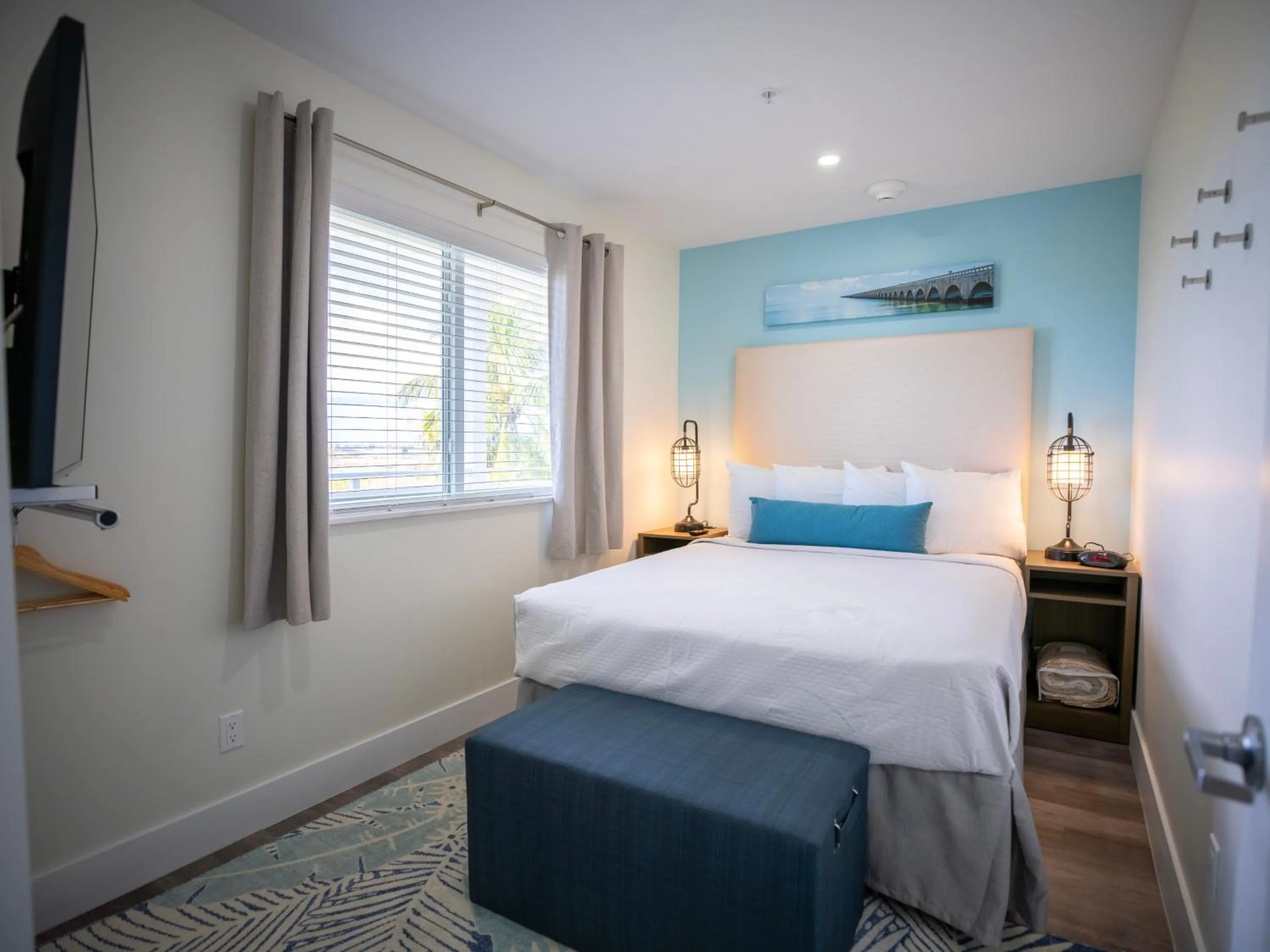 Bed in Sugarloaf Key Hotel at KOA Resort