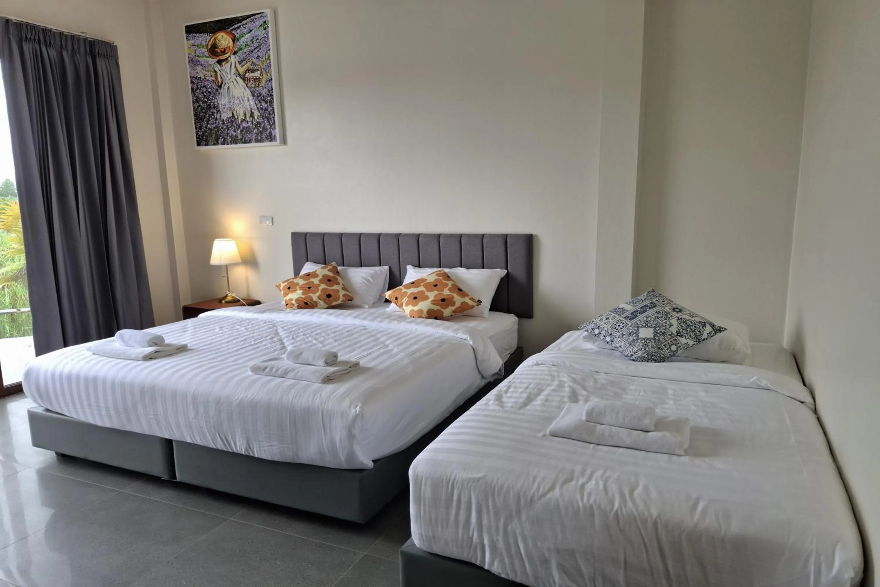 Bed in Burichan Resort