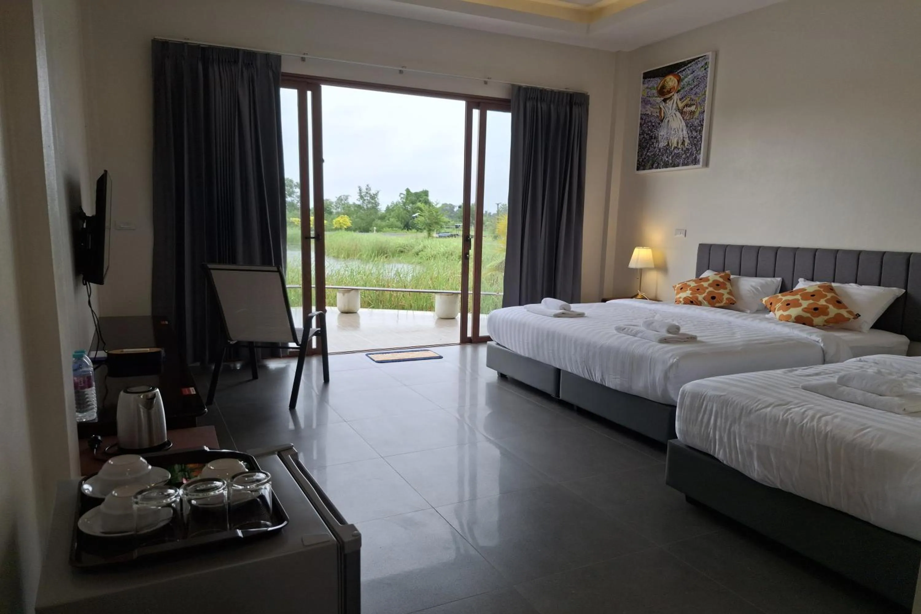 Bed in Burichan Resort