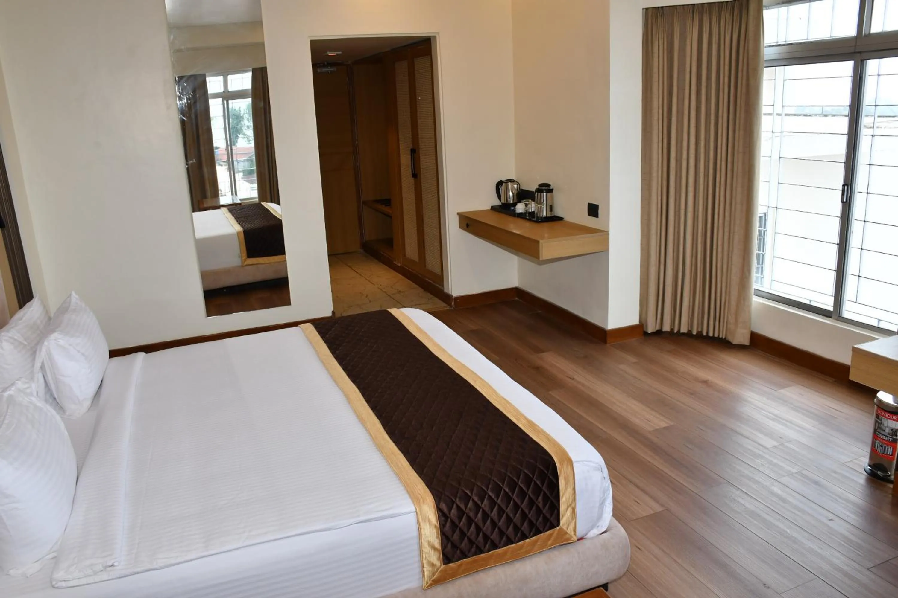 Bed in Hotel Oxina Cizel