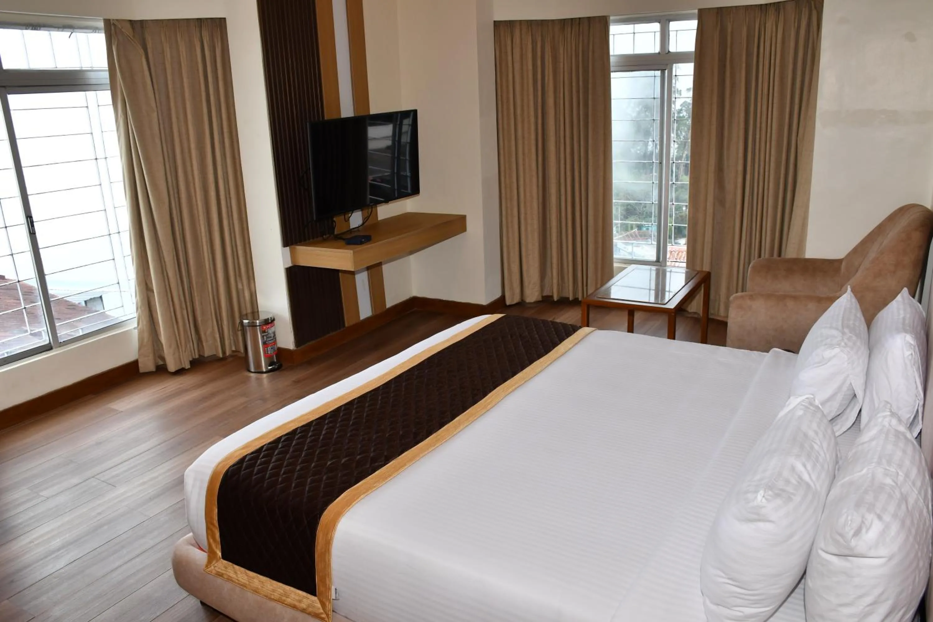 Bed in Hotel Oxina Cizel