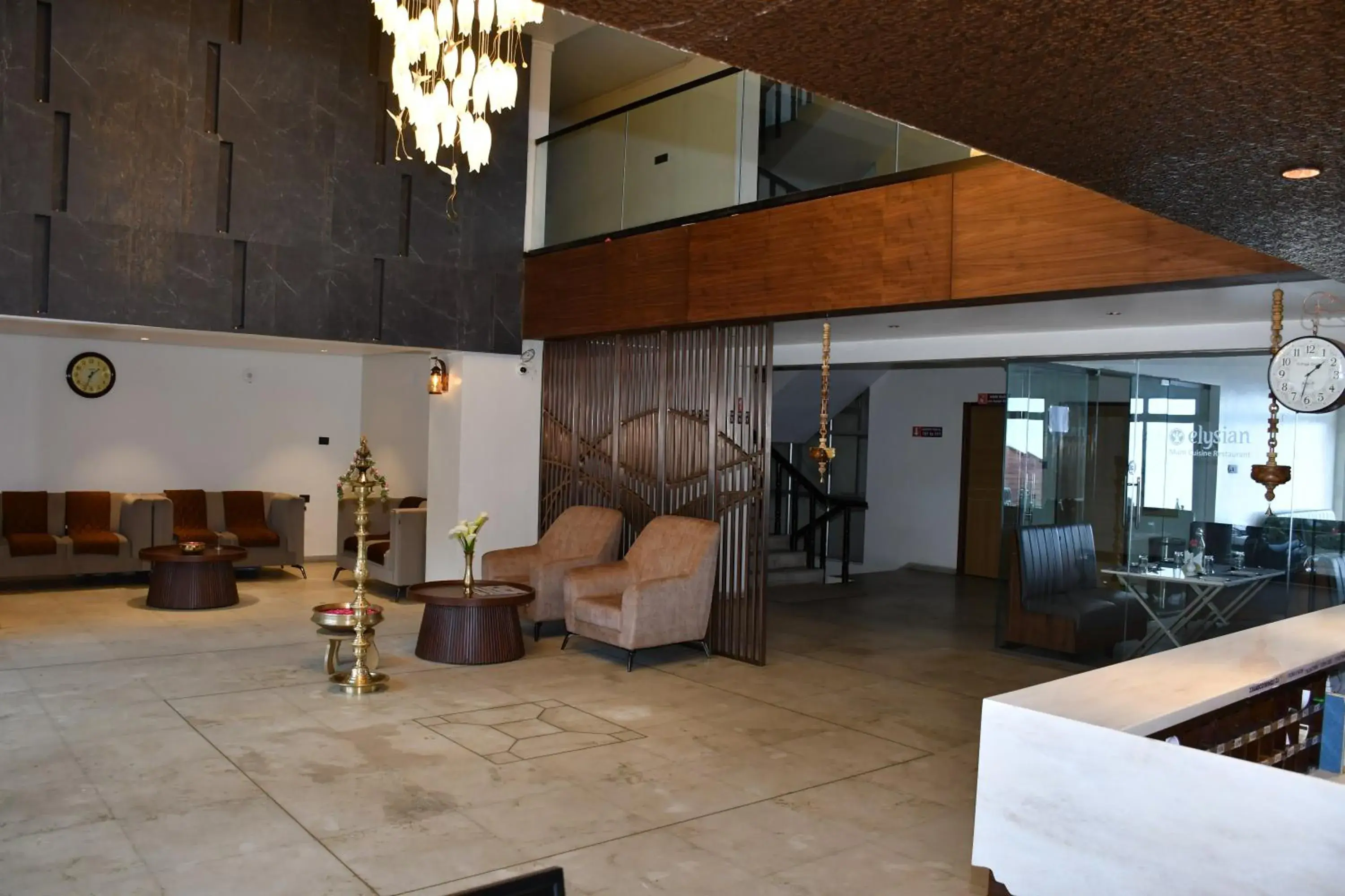Lobby or reception in Hotel Oxina Cizel Lobby or reception in Hotel Oxina Cizel