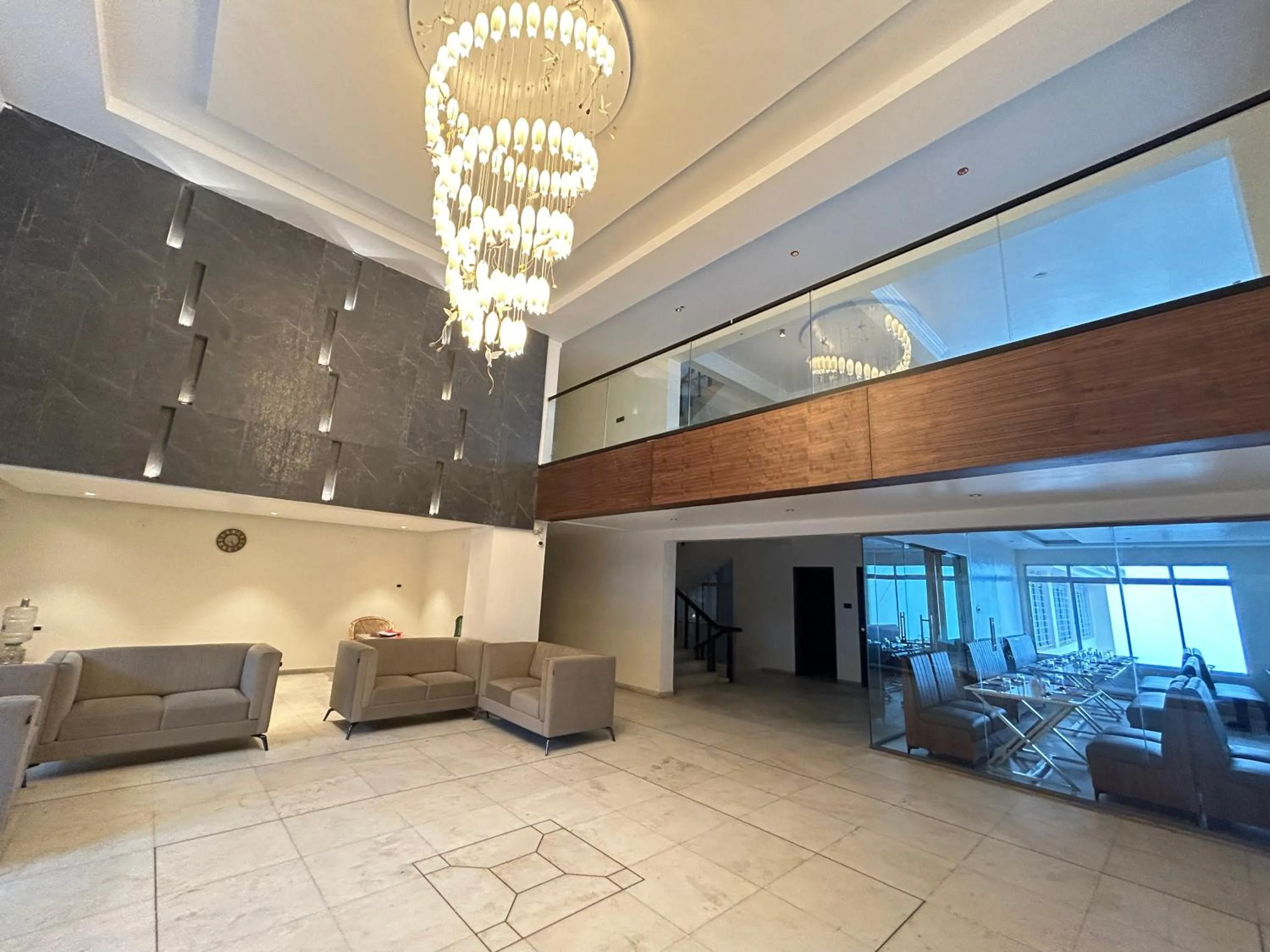 Seating area in Hotel Oxina Cizel