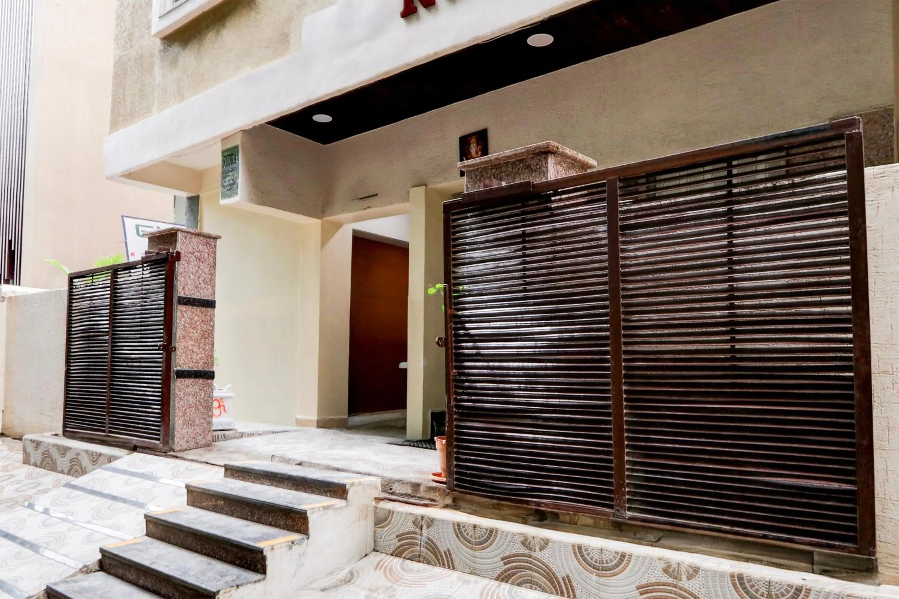 Facade/entrance in Hotel O Sai Manikanta Homes