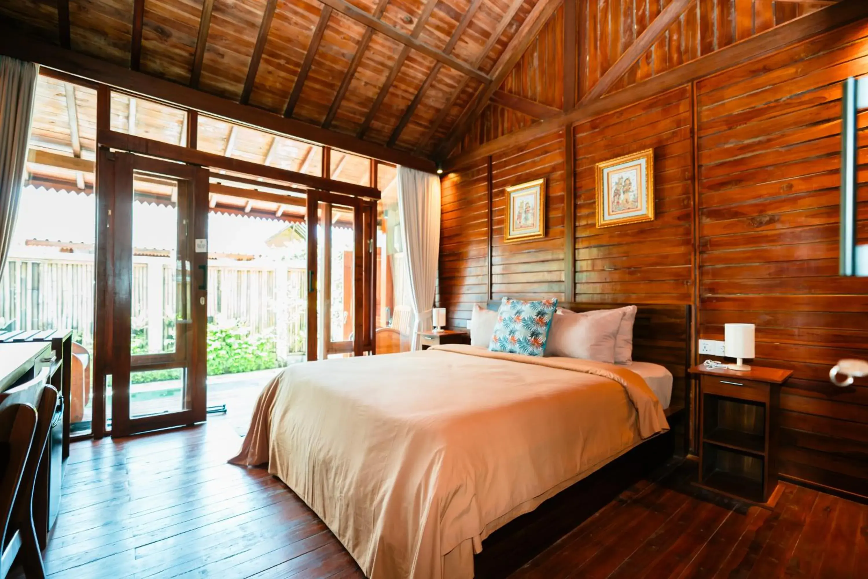 Bedroom, Bed in Ngesil Private Joglo & Pool Bedroom, Bed in Ngesil Private Joglo & Pool