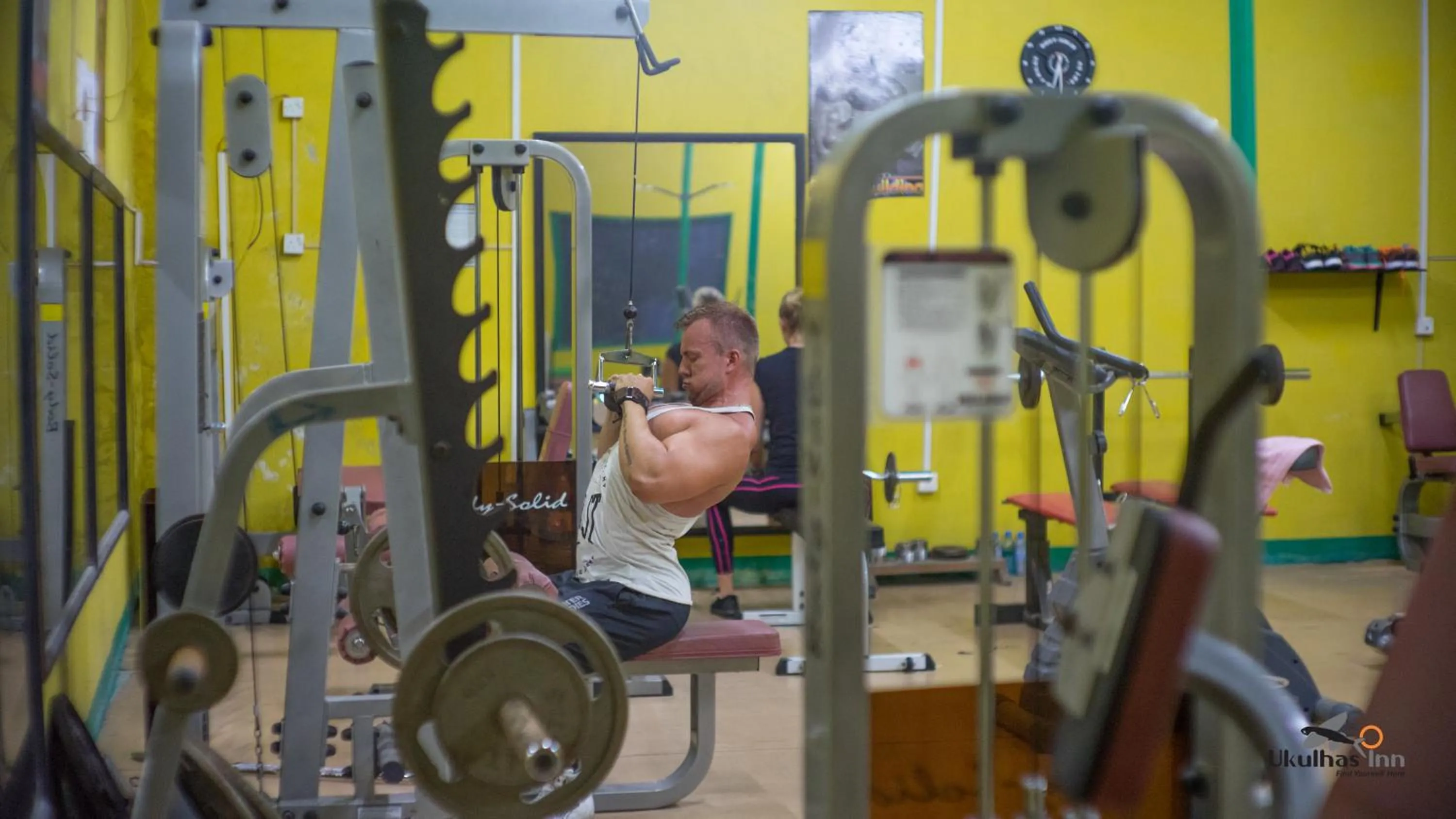 Fitness centre/facilities in Ganduvaru Villa