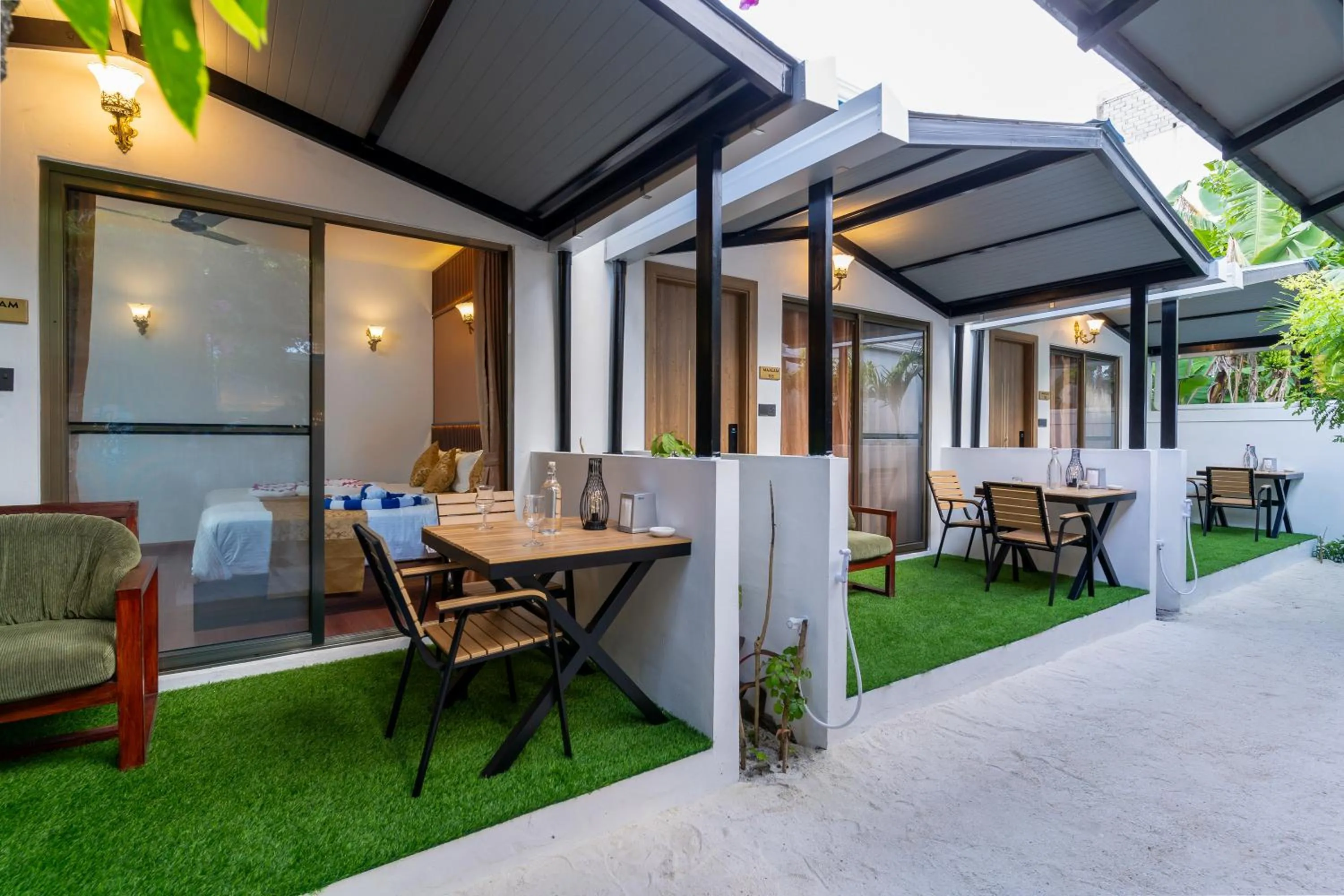 Patio in Ganduvaru Villa