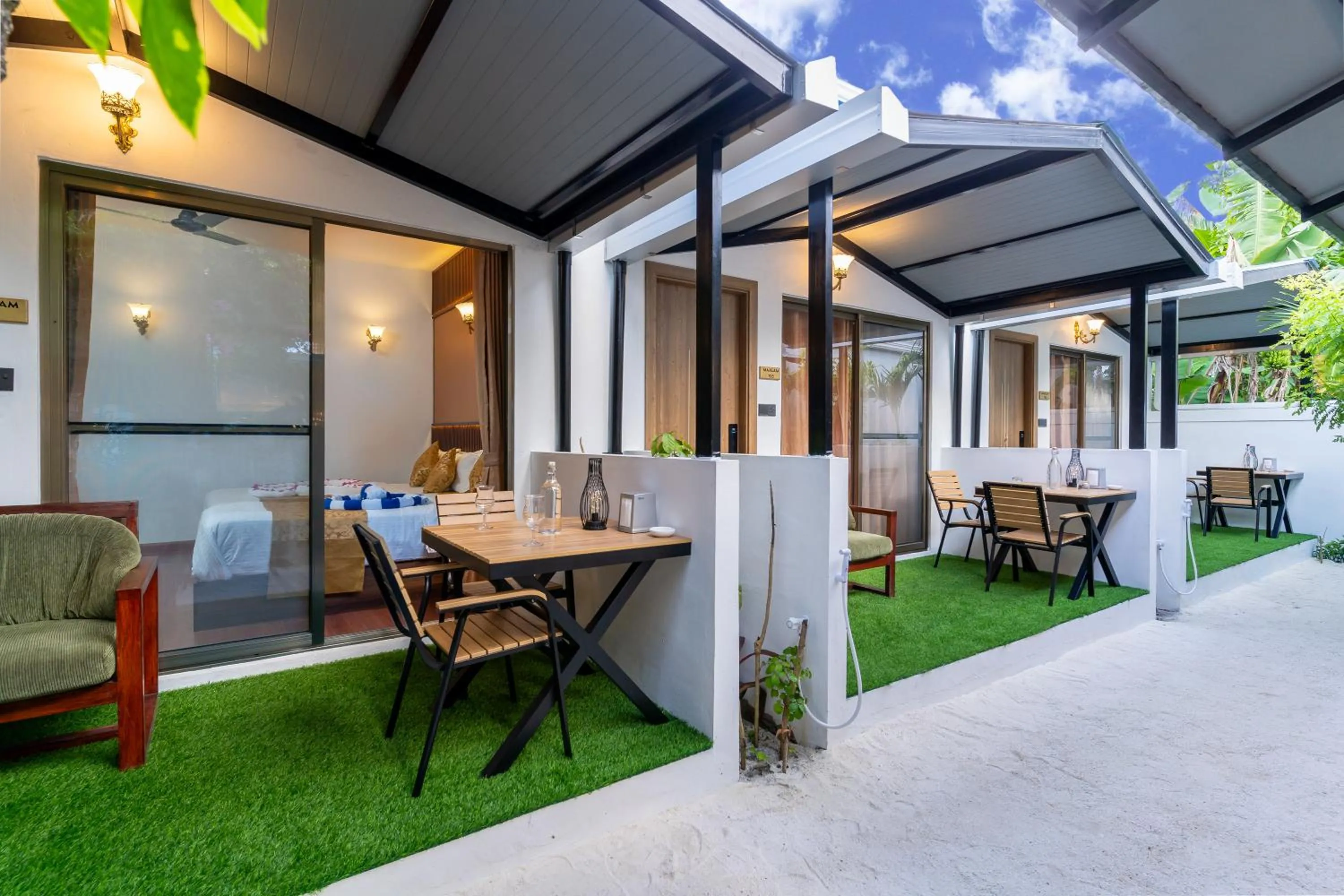 Patio in Ganduvaru Villa