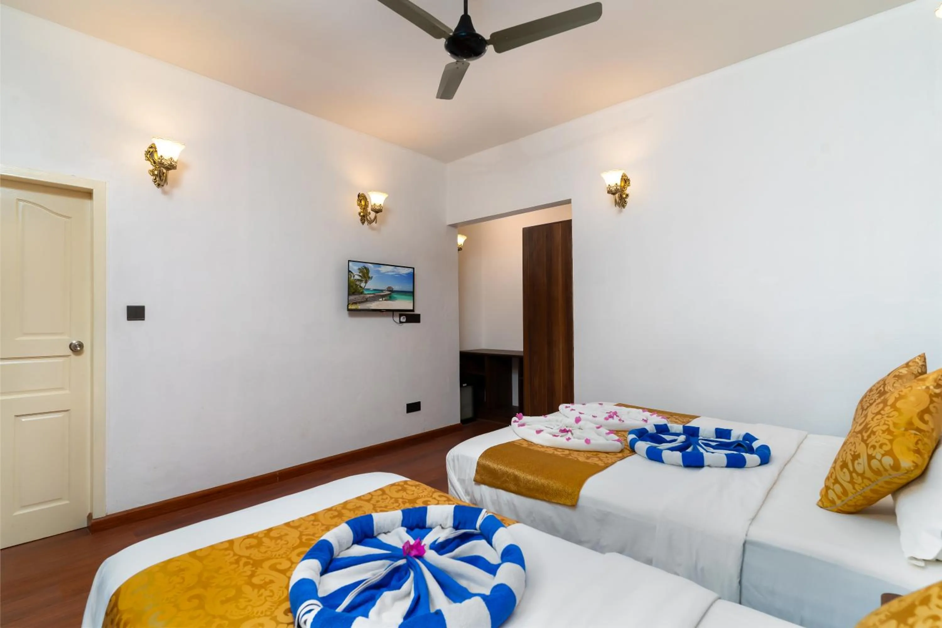 Bedroom, Bed in Ganduvaru Villa