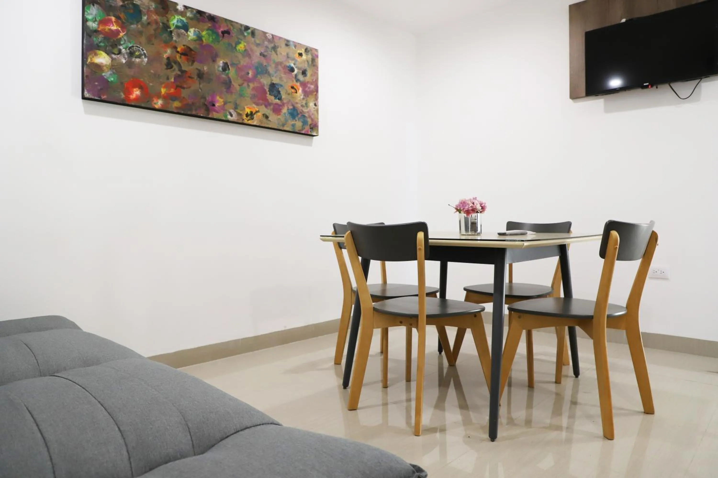 Communal lounge/ TV room in Hotel Tepeyac 402 León Calzada