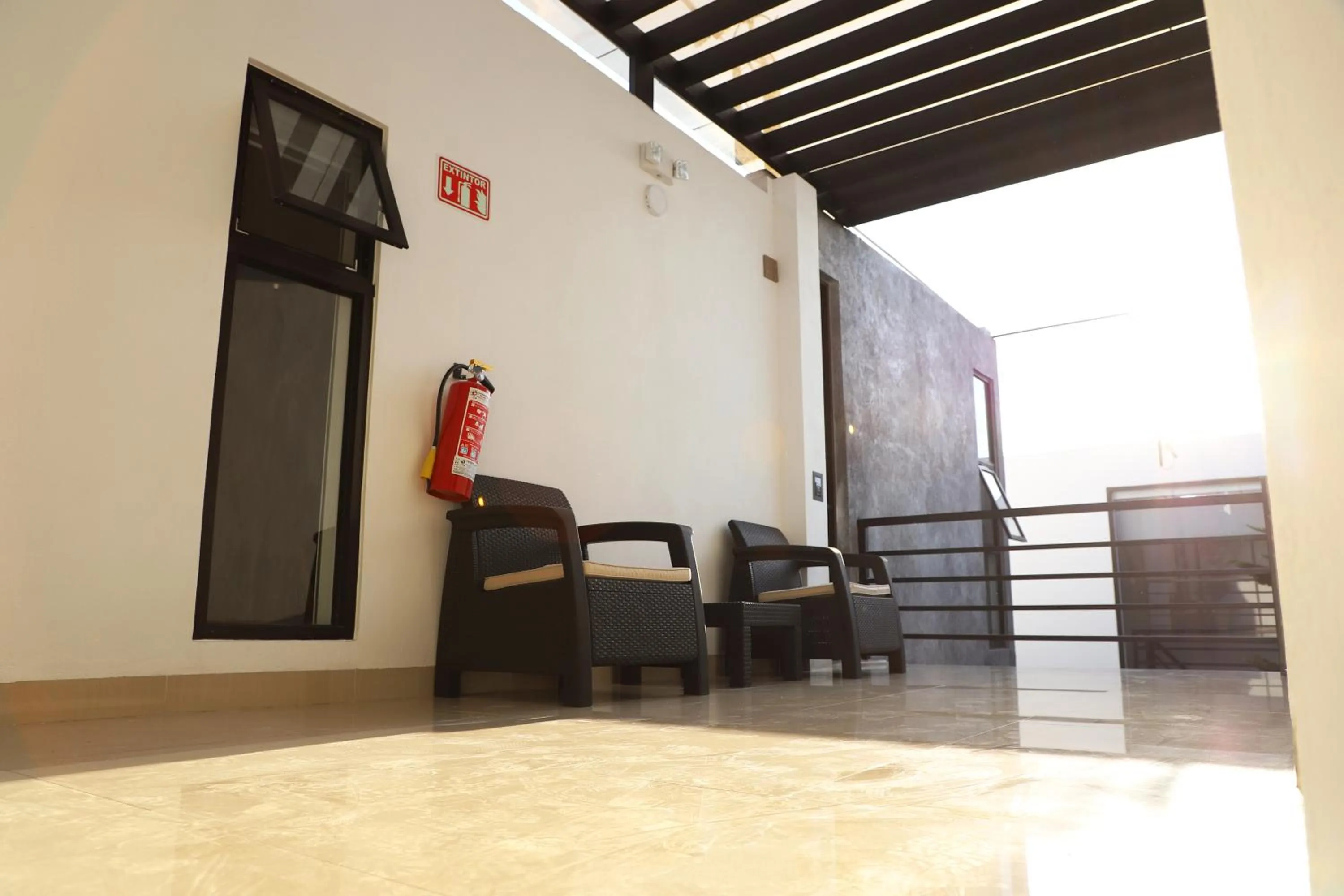 Balcony/Terrace in Hotel Tepeyac 402 León Calzada