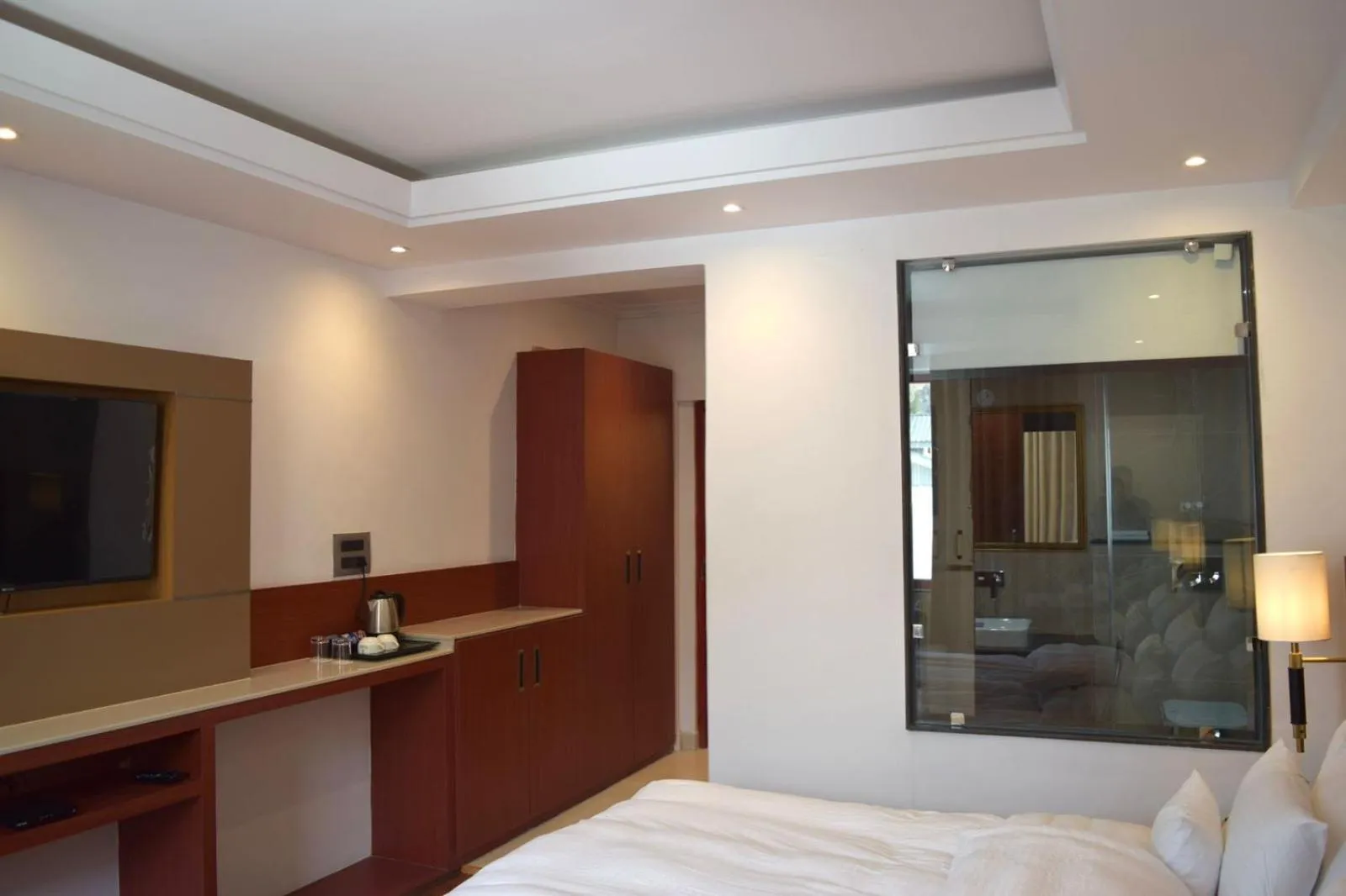 Bed in Hotel The Haven - Centrally Heated and Air Conditioned