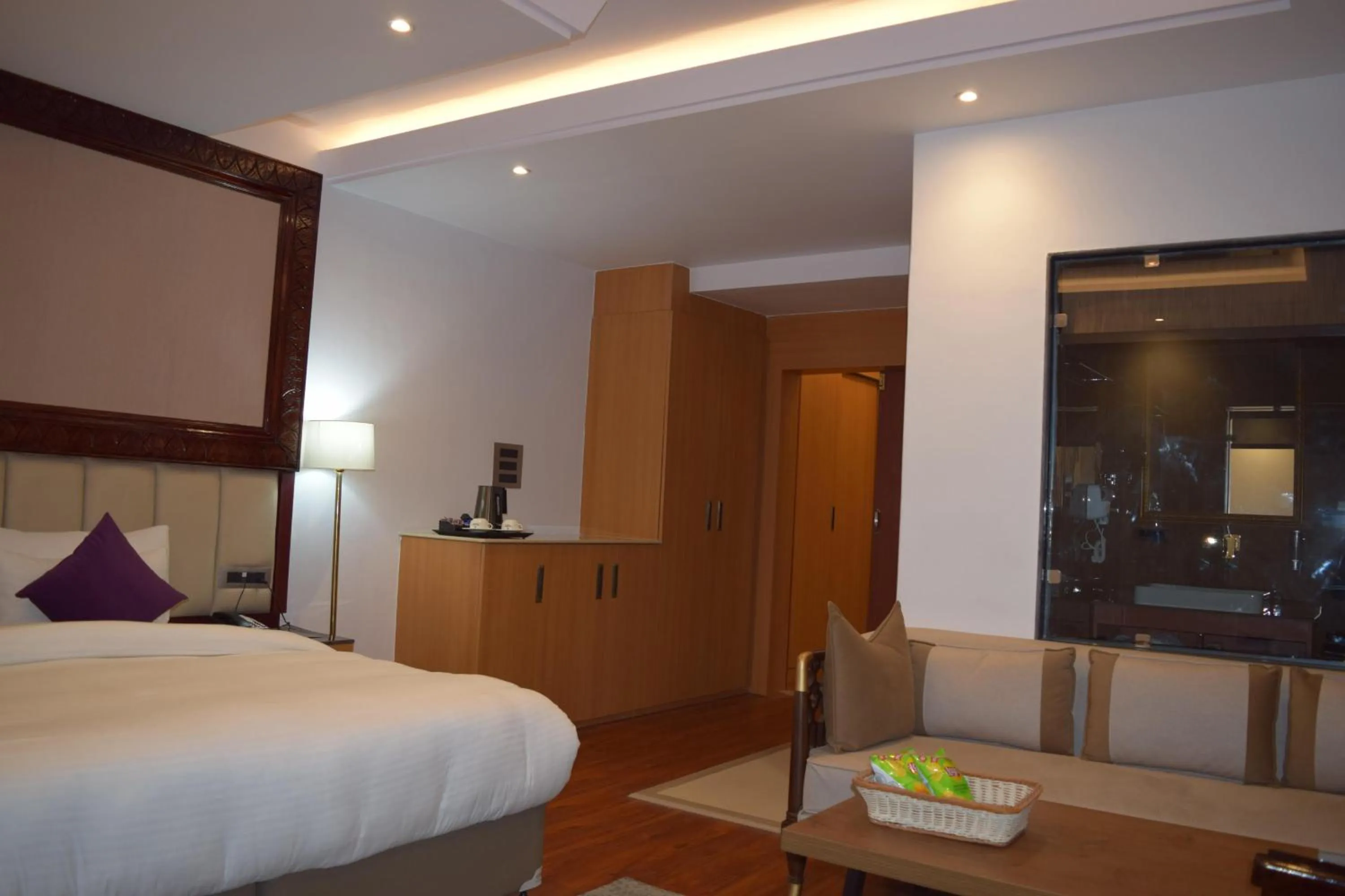 Bed in Hotel The Haven - Centrally Heated and Air Conditioned