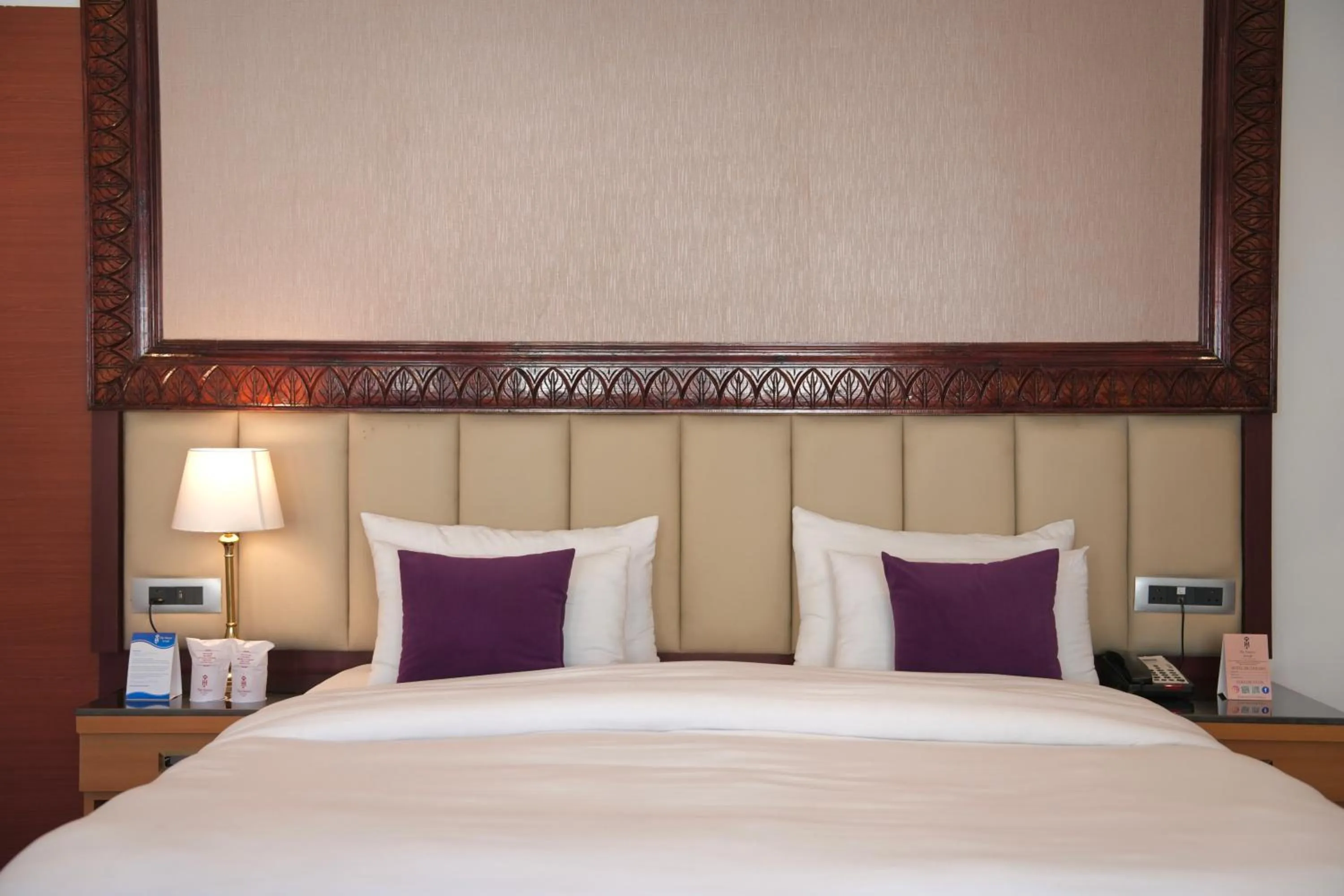 Bed in Hotel The Haven - Centrally Heated and Air Conditioned