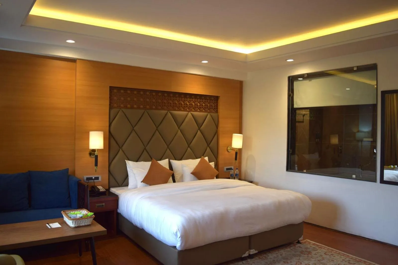 Bed in Hotel The Haven - Centrally Heated and Air Conditioned